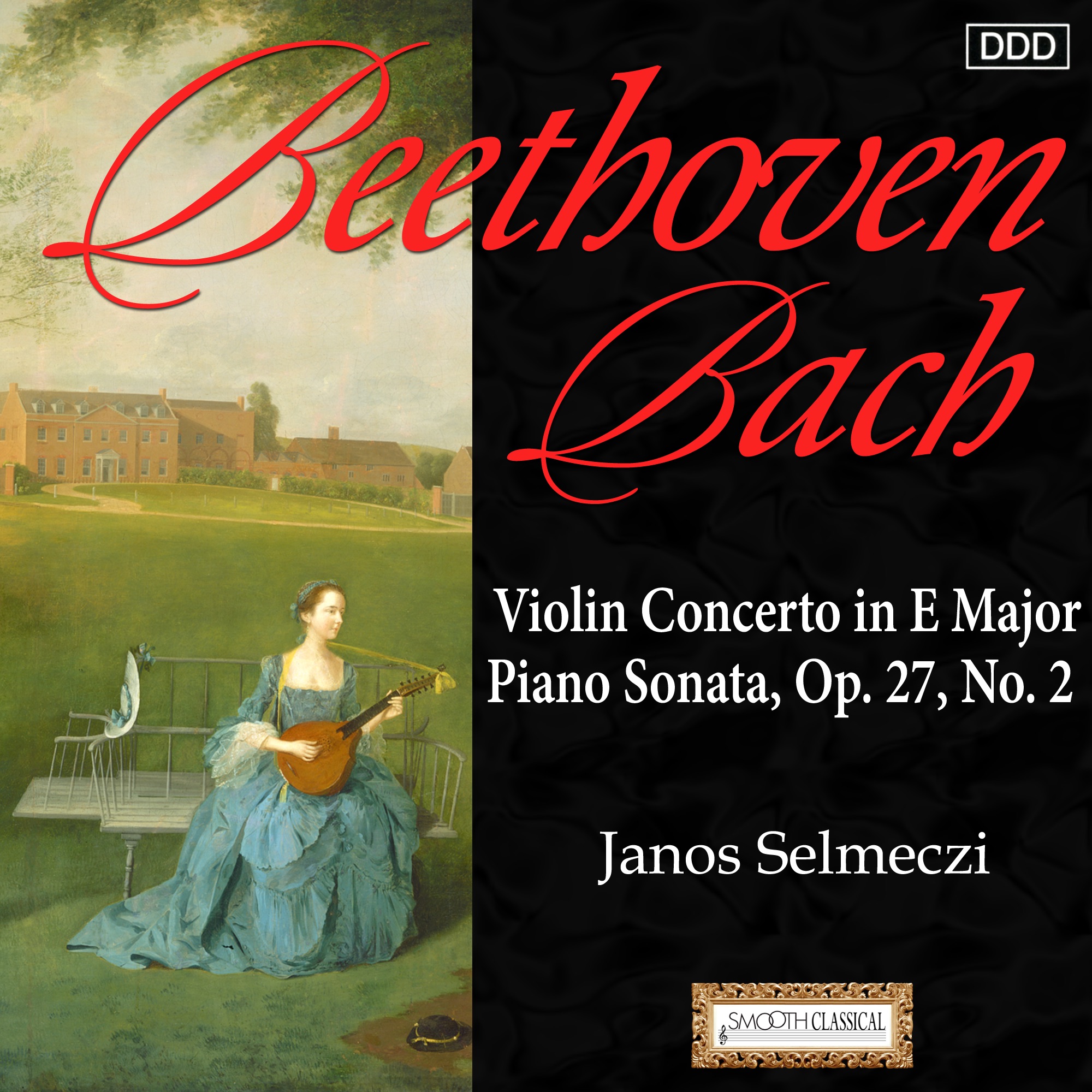 Bach: Violin Concerto in E Major - Beethoven: Piano Sonata, Op. 27, No. 2 album cover