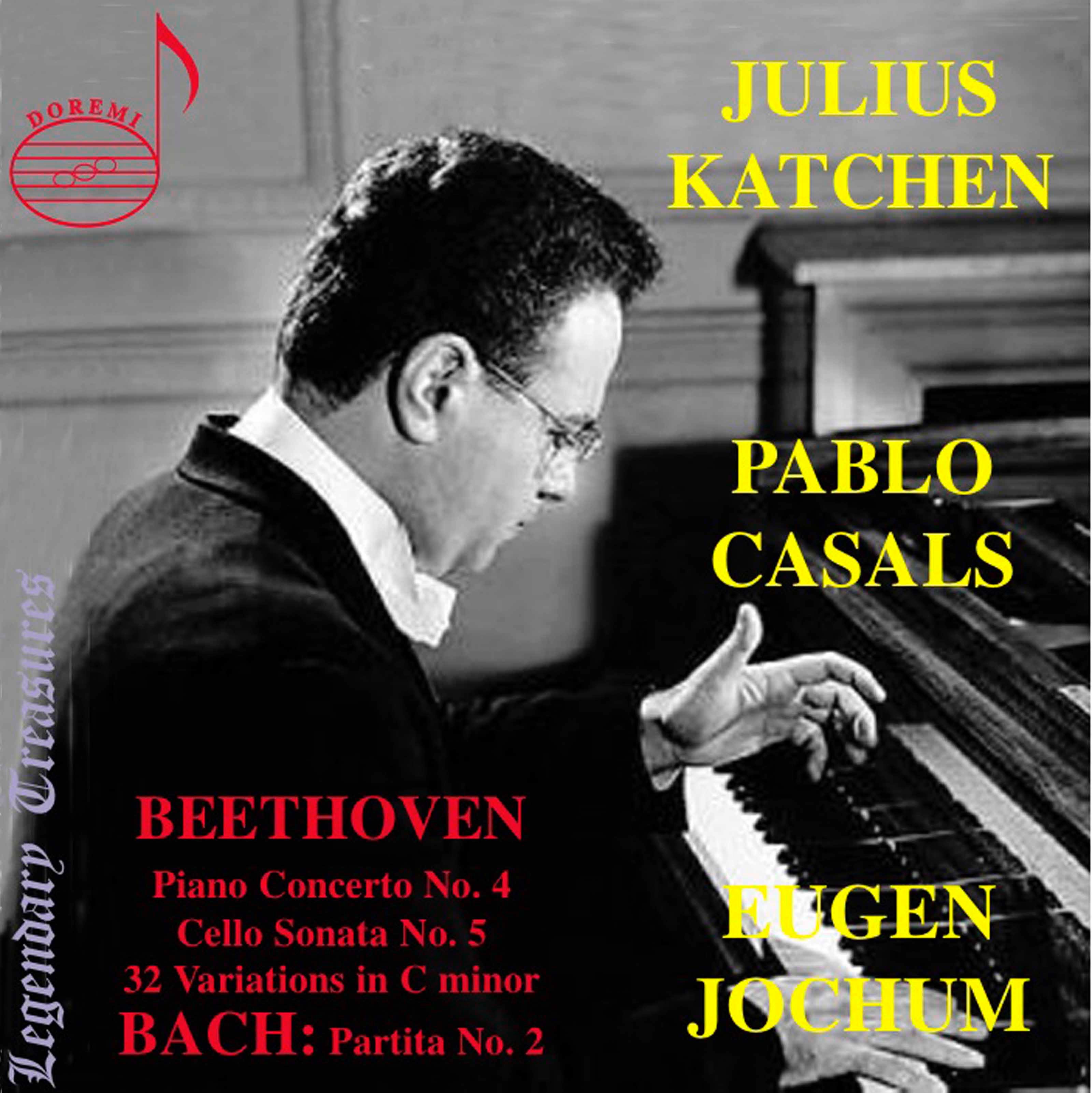 Julius Katchen, Vol. 1: Bach & Beethoven (Live) album cover