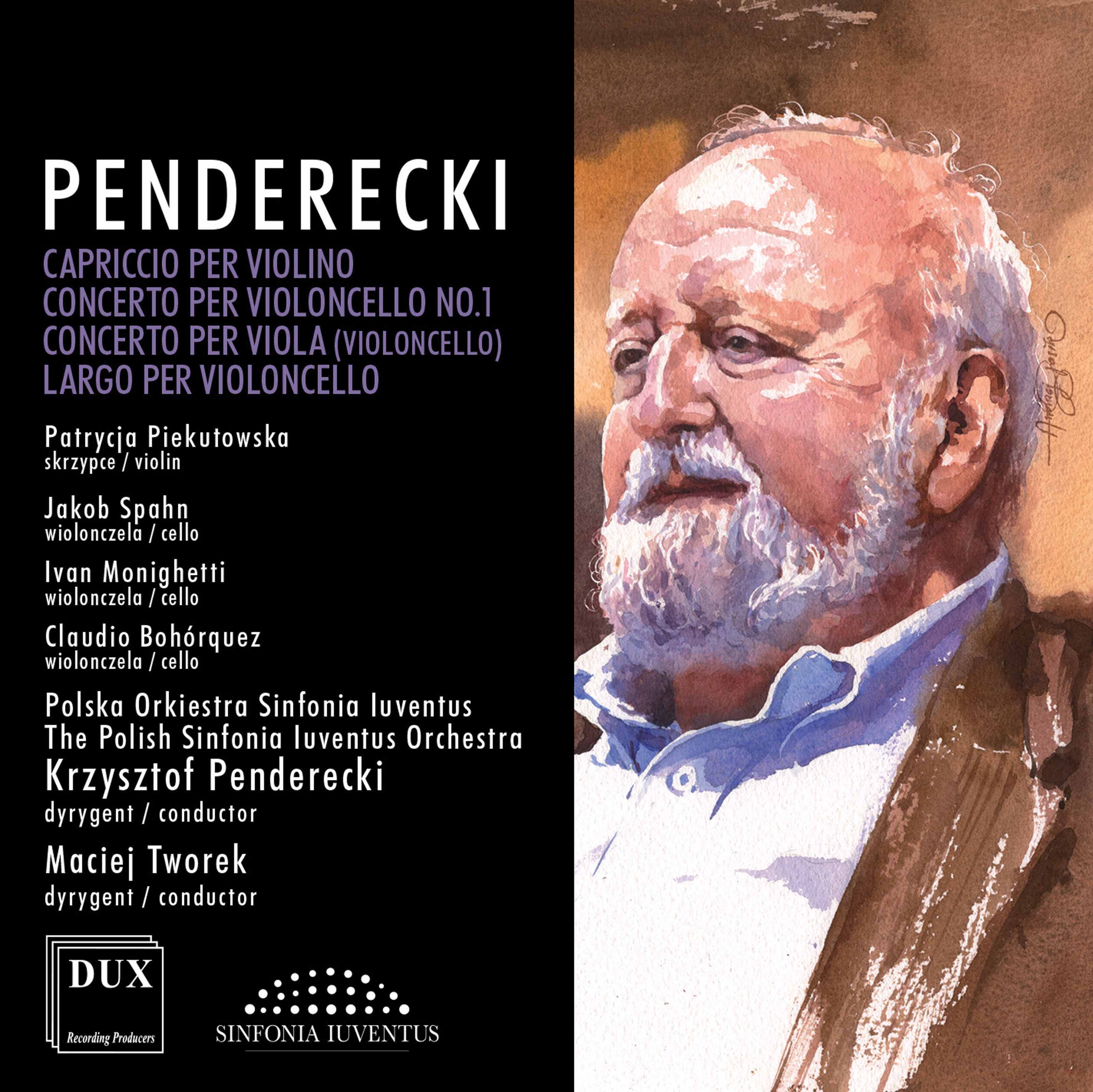 Penderecki: Music for Violin, Cello & Orchestra album cover