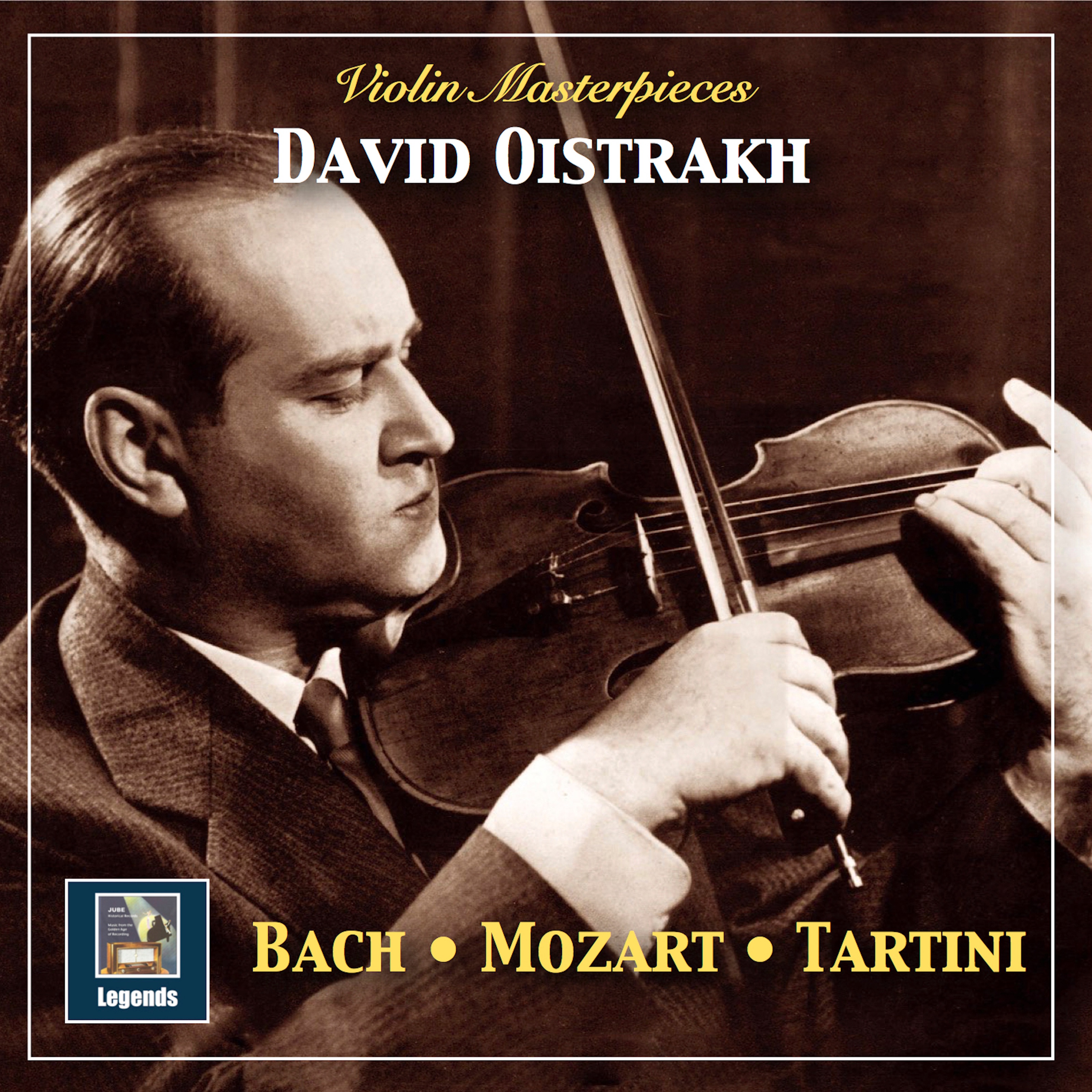 Violin Masterpieces: Oistrakh Plays Bach, Mozart & Tartini album cover