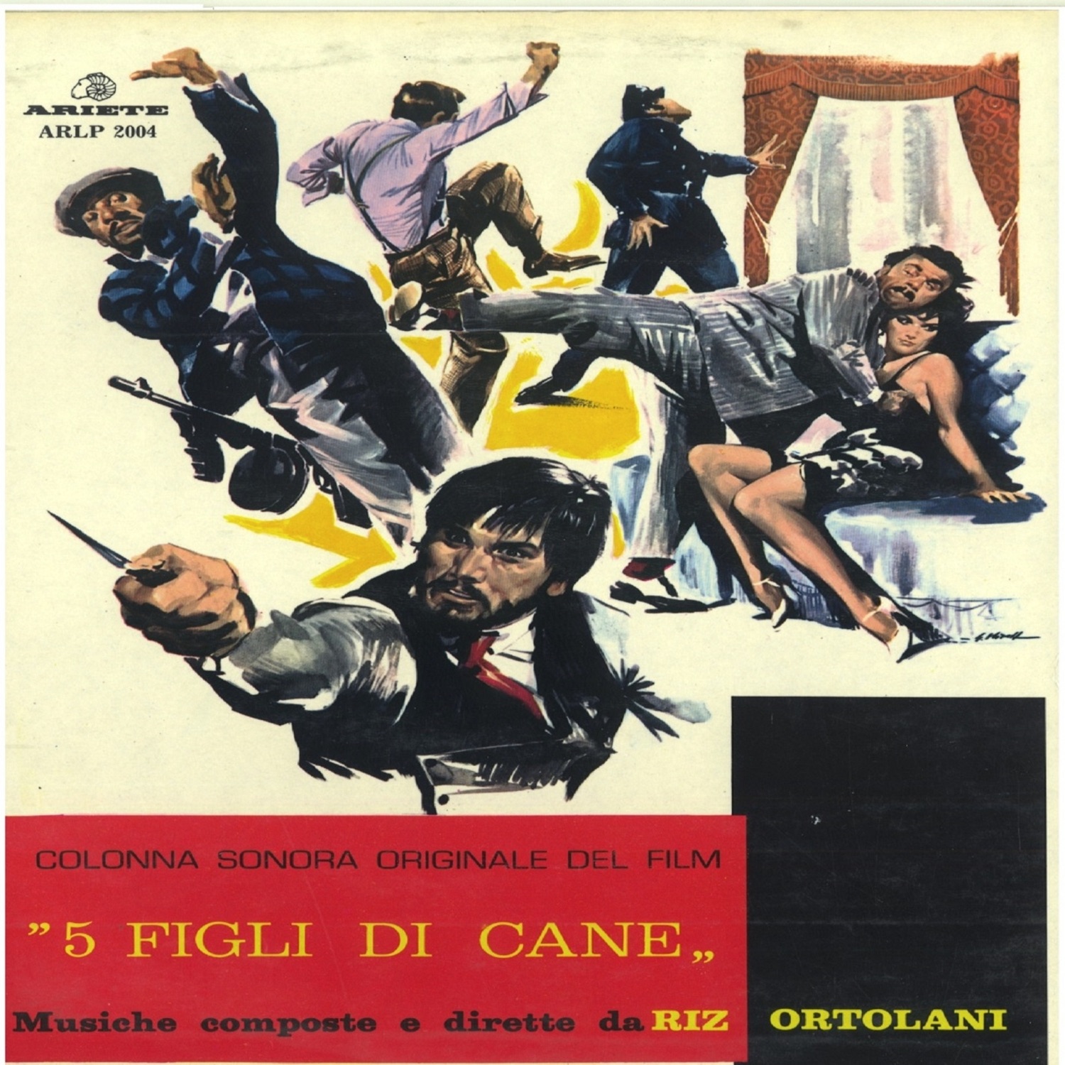 Cinque figli di cane (Original Motion Picture Soundtrack) album cover