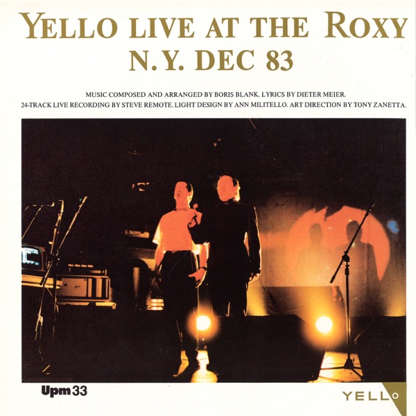 Live at the Roxy, N.Y. Dec 83 - EP album cover