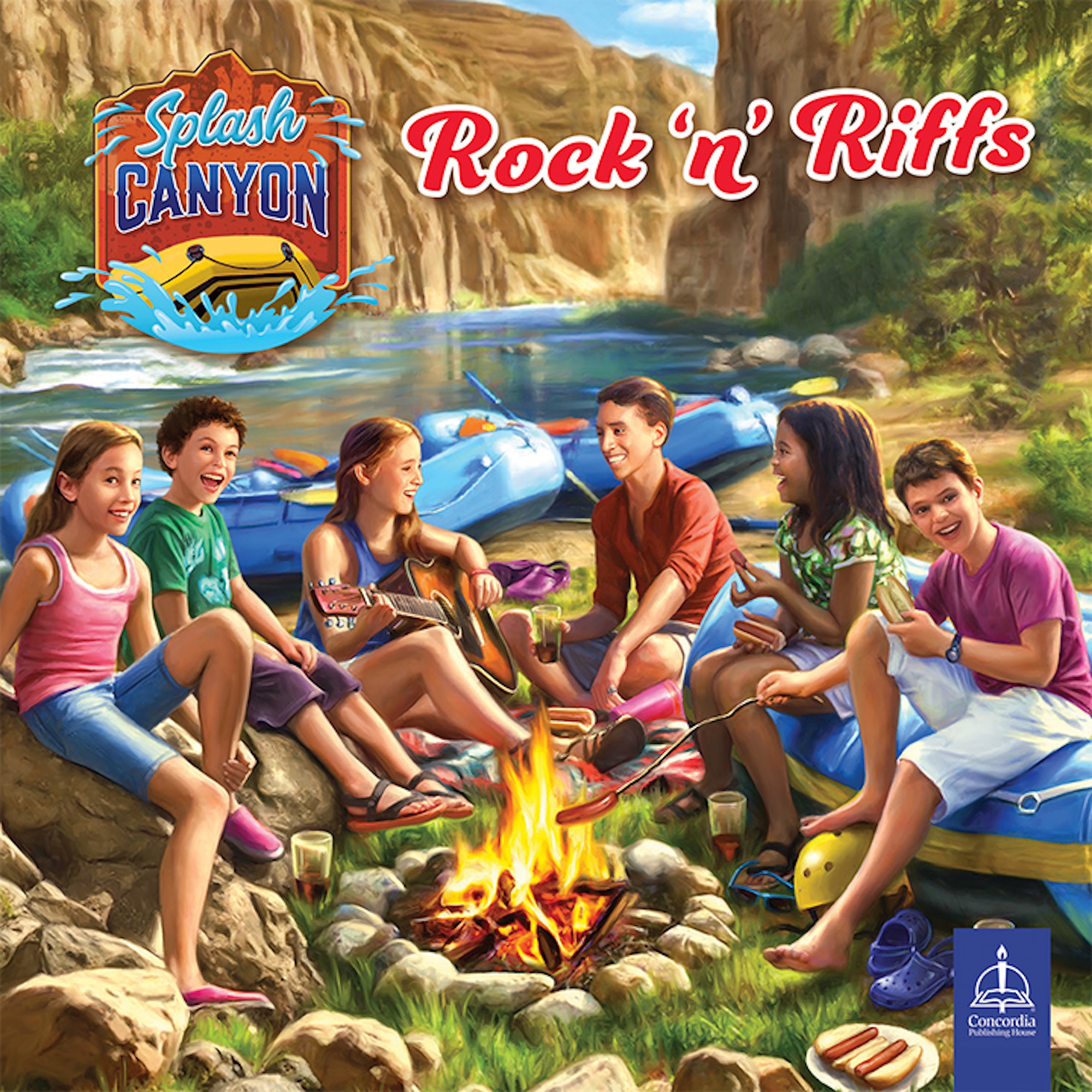Splash Canyon Rock 'n' Riffs album cover