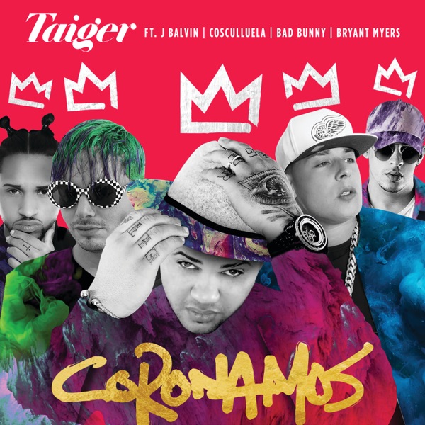 Coronamos (feat. Cosculluela, Bad Bunny & Bryant Myers) - Single album cover