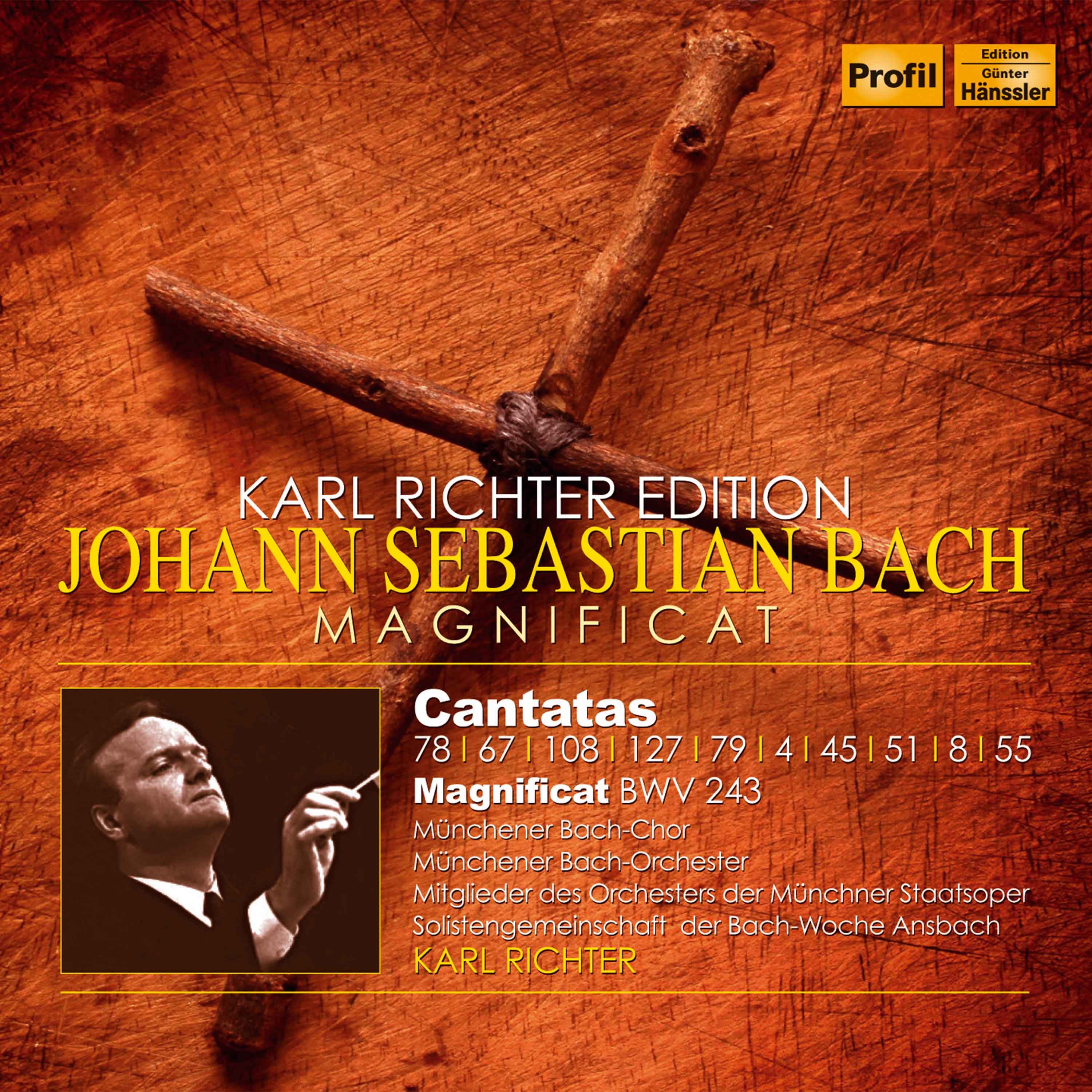 Bach: Cantatas & Magnificat, BWV 243 album cover
