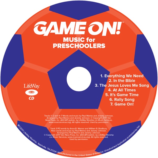 VBS 2018 Game On! Music for Preschoolers album cover