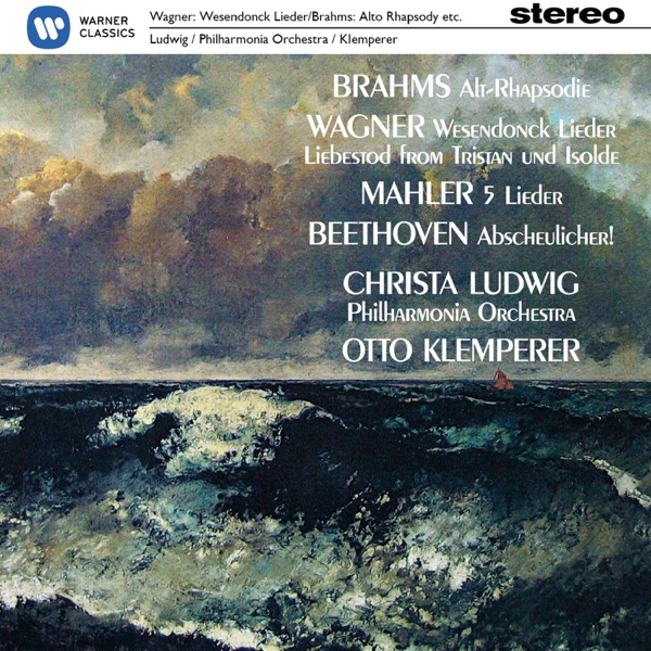Christa Ludwig sings Brahms, Wagner, Mahler &  Beethoven album cover