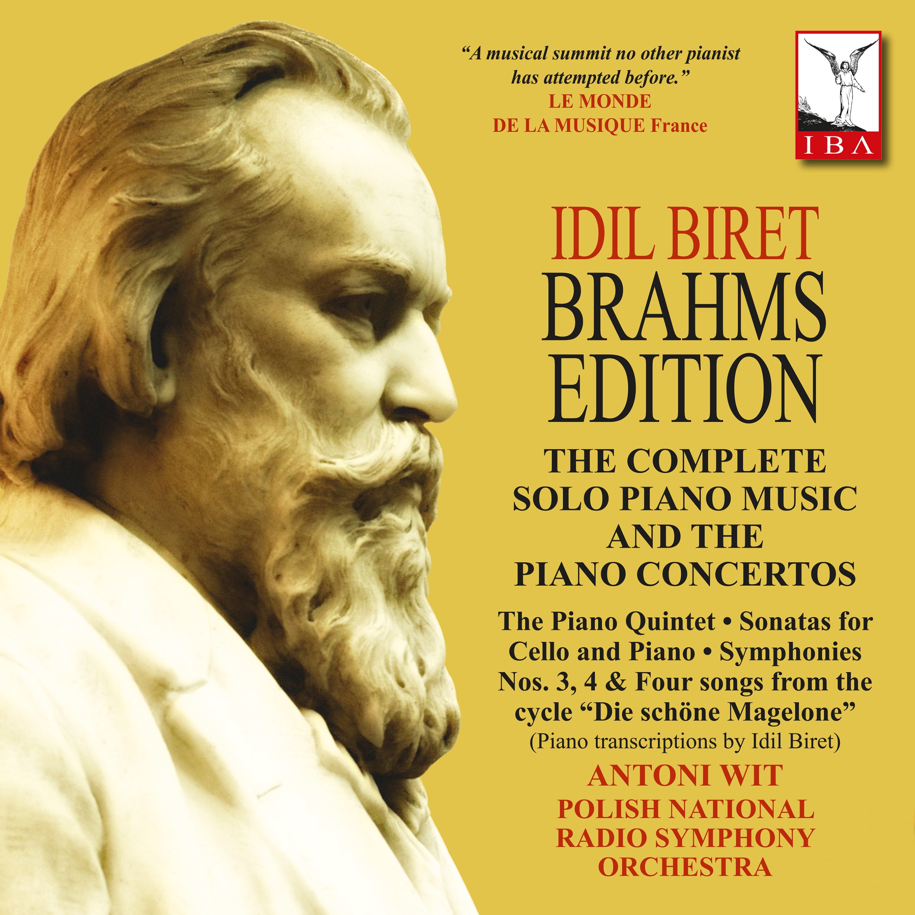 İdil Biret Brahms Edition album cover