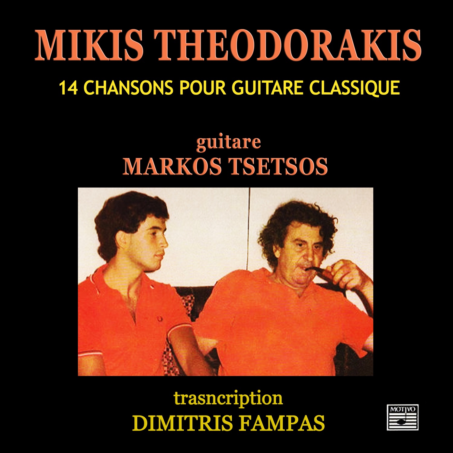 14 Chansons de Mikis Theodorakis Pour Guitar Classique album cover