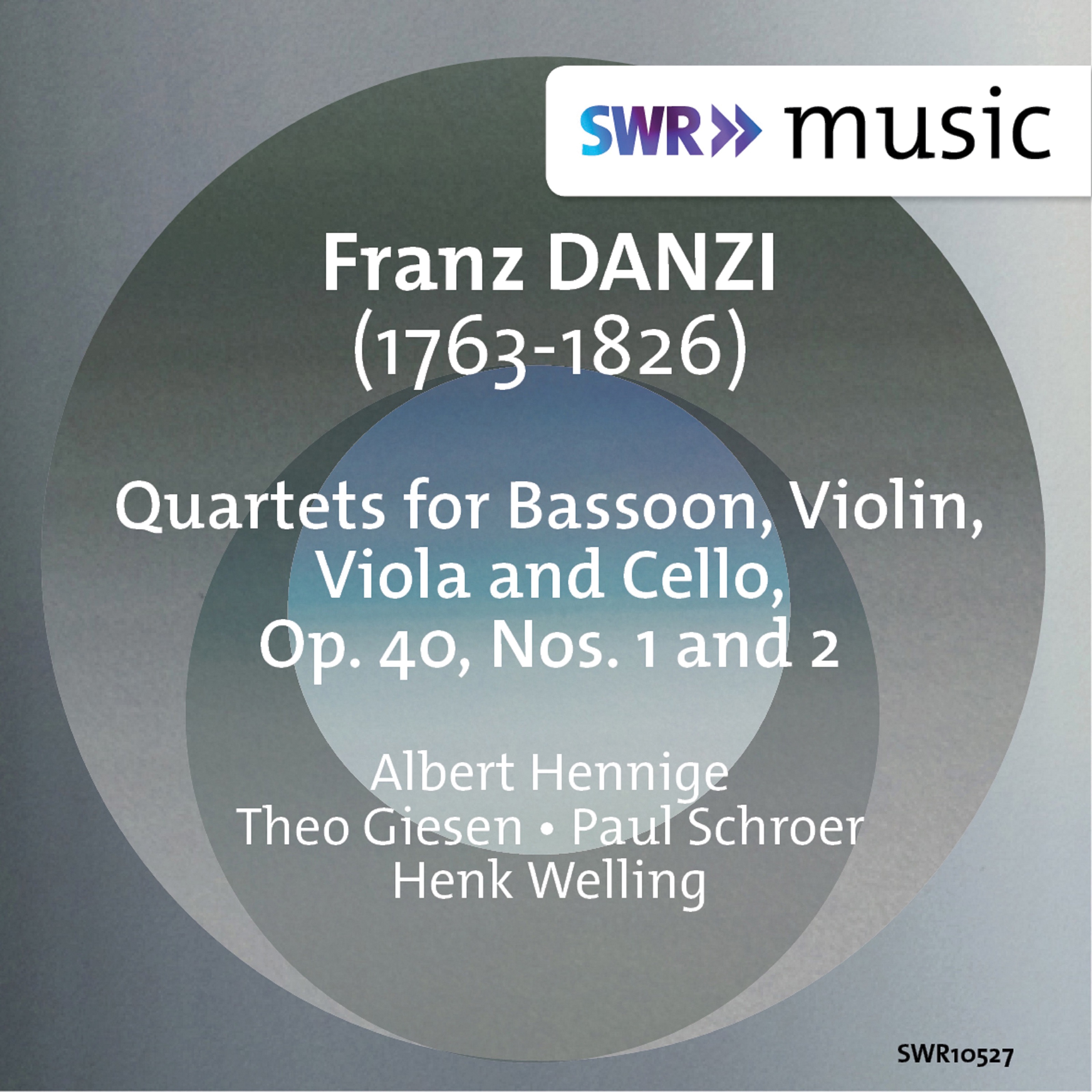 Danzi: Quartet for Bassoon, Violin, Viola & Cello, Op. 40, Nos. 1 & 2 album cover