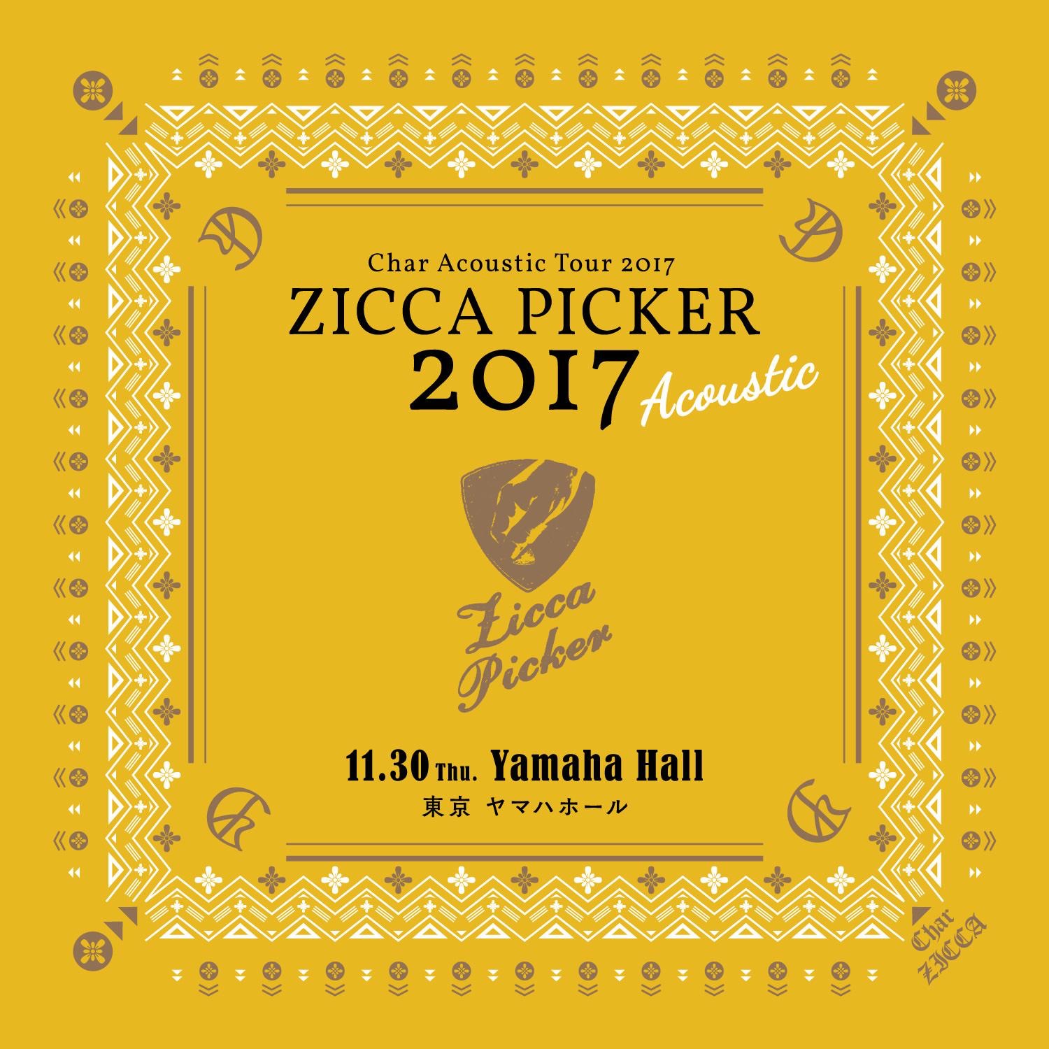 Zicca Picker 2017 "Acoustic," Vol. 3 Live in Tokyo album cover