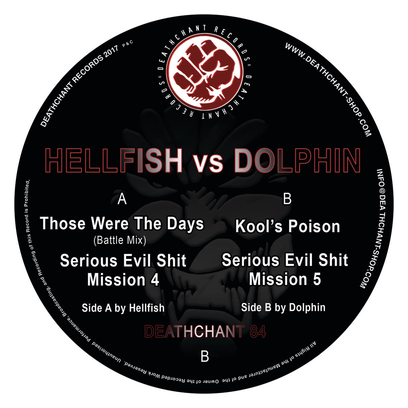 Hellfish Vs Dolphin - EP album cover
