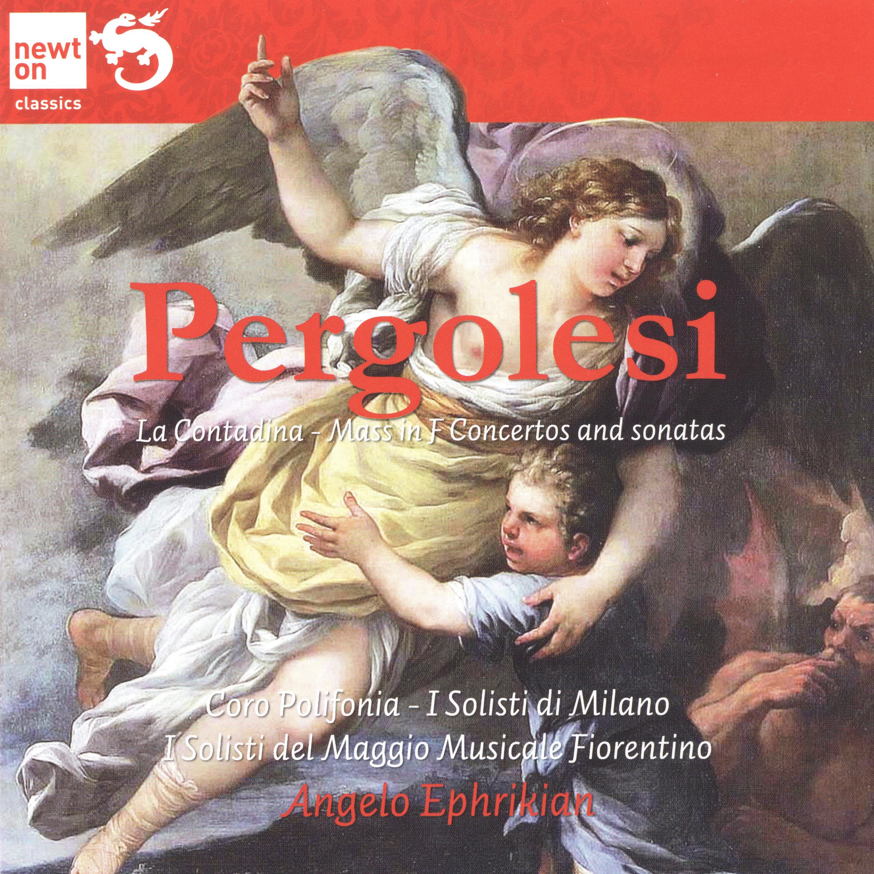 Pergolesi: La contadina, Mass in F Major, Concertos and Sonatas album cover