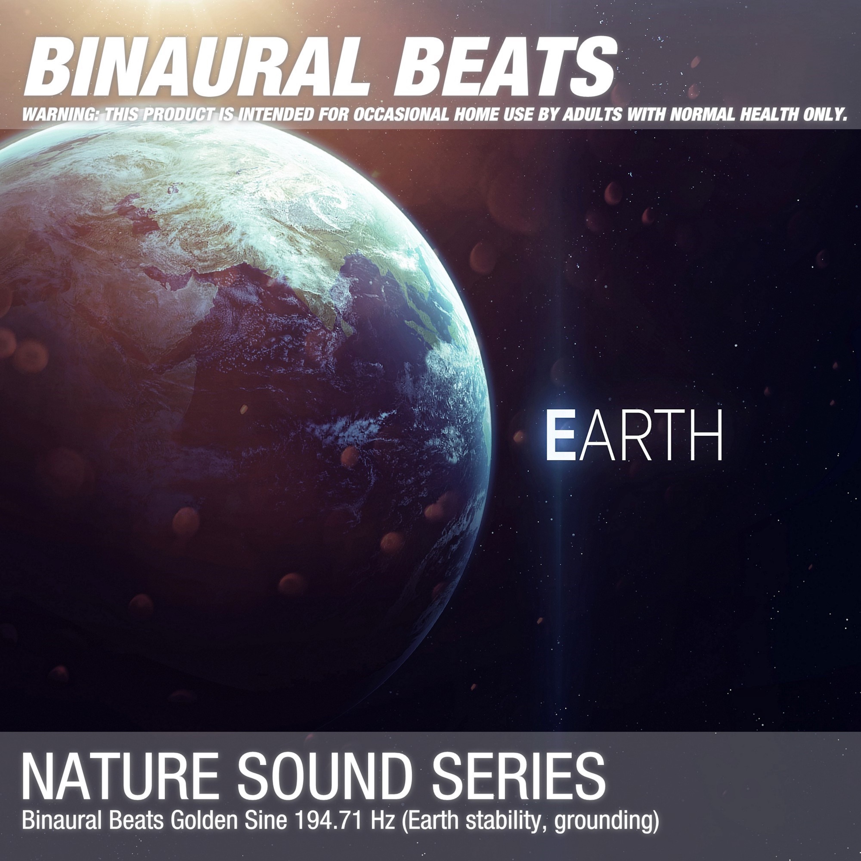 Binaural Beats Golden Sine 194.71 Hz (Earth stability, grounding) album cover