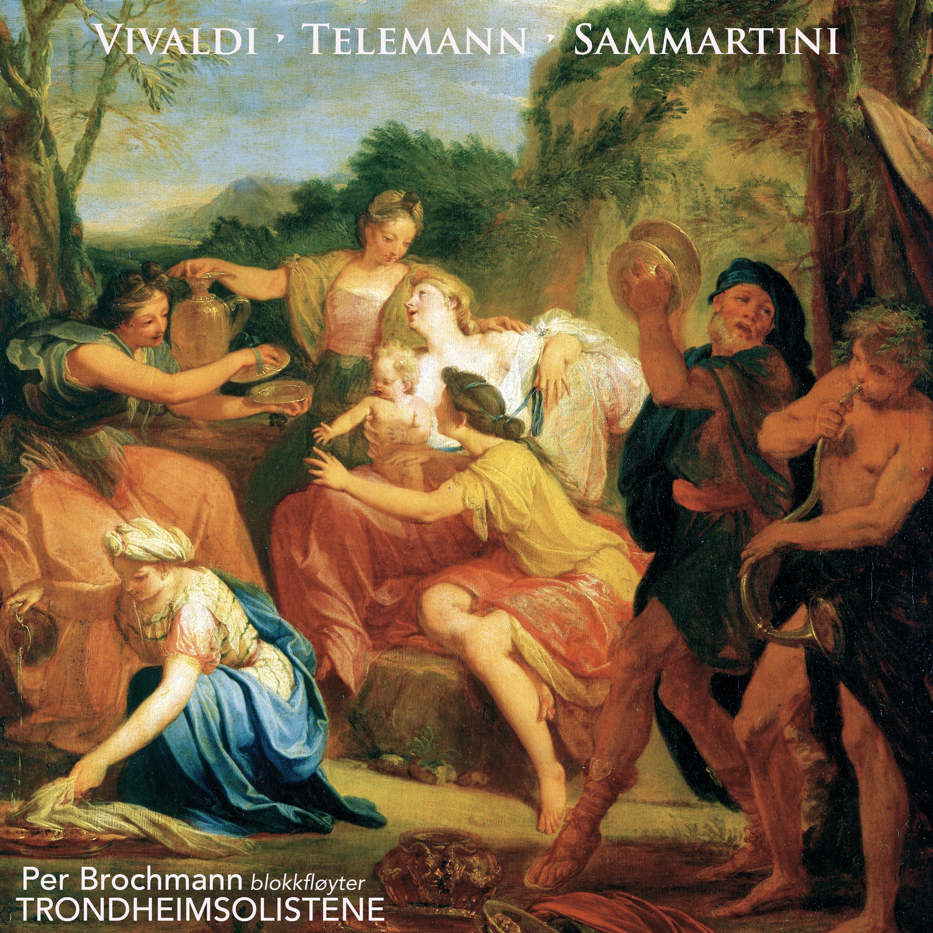 Vivaldi, Telemann & Sammartini - Recorder Concertos album cover