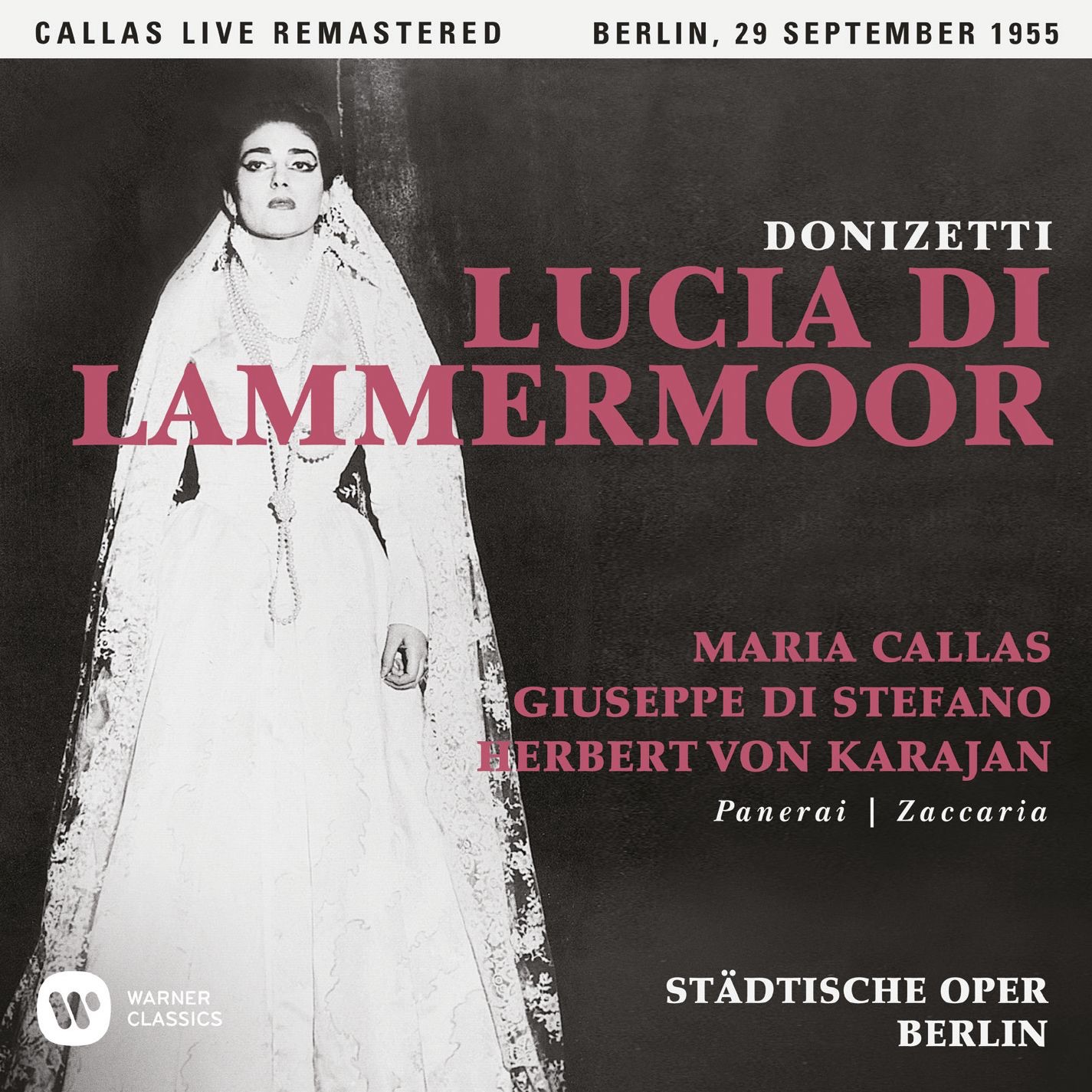 Donizetti: Lucia di Lammermoor (Recorded 1955, Berlin, Maria Callas) - Live album cover