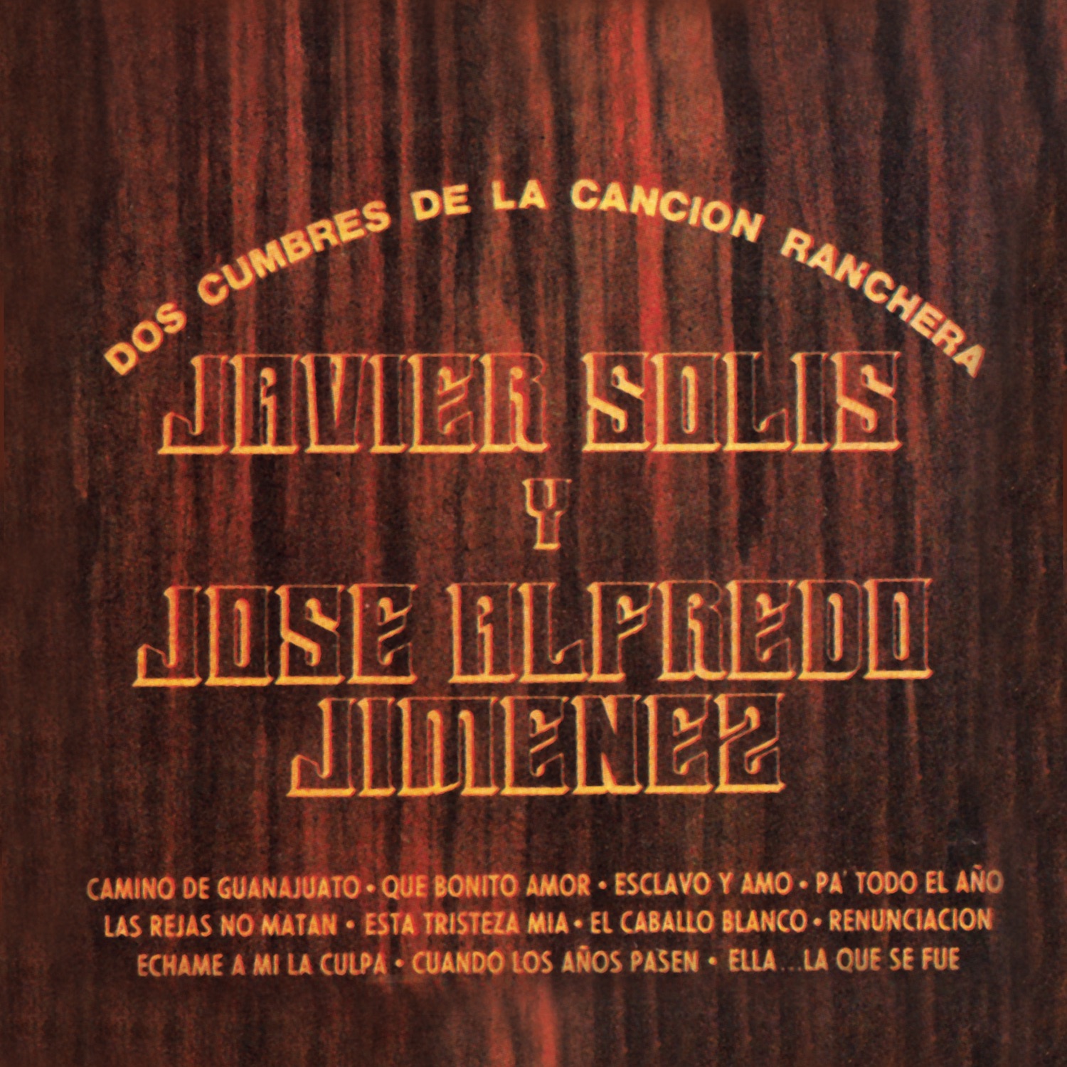 Dos Cumbres De La Cancion Ranchera album cover