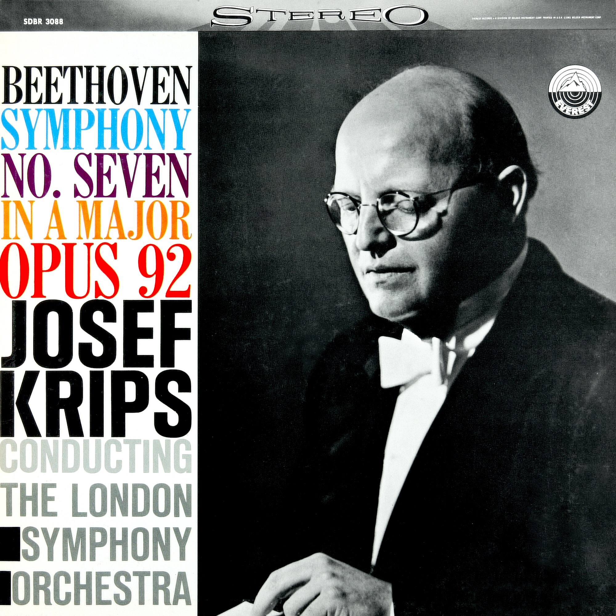 Beethoven: Symphony No. 7 in A Major, Op. 92 (Transferred from the Original Everest Records Master T album cover