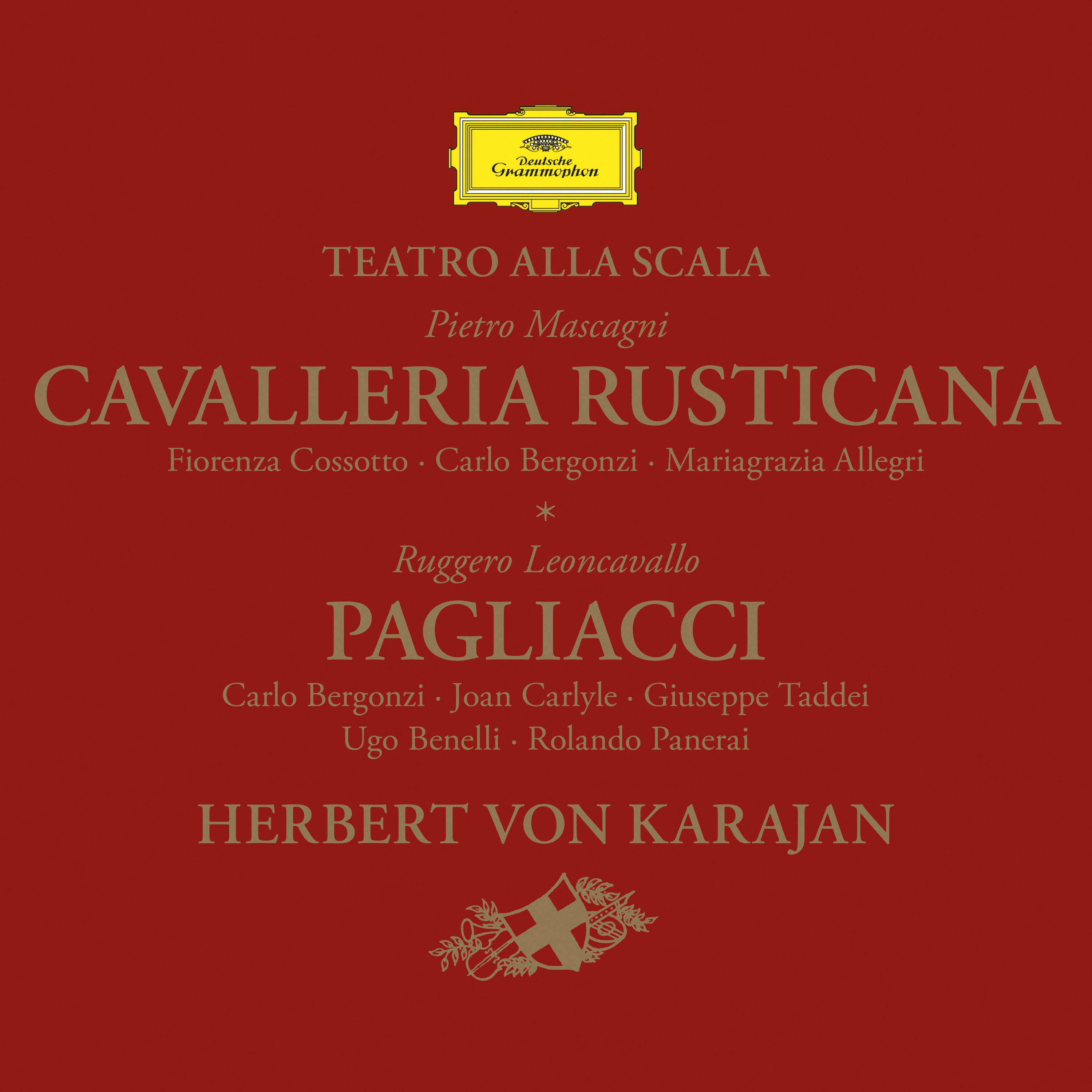 Mascagni: Cavalleria rusticana - Leoncavallo: Pagliacci album cover