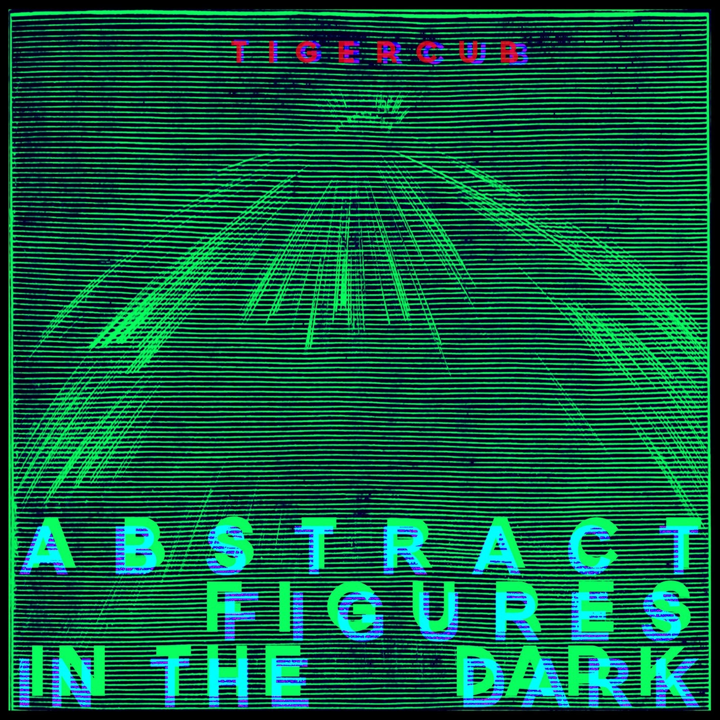 Abstract Figures in the Dark album cover