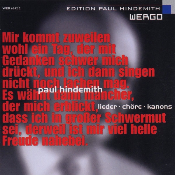 Paul Hindemith: Lieder, Chöre & Kanons album cover