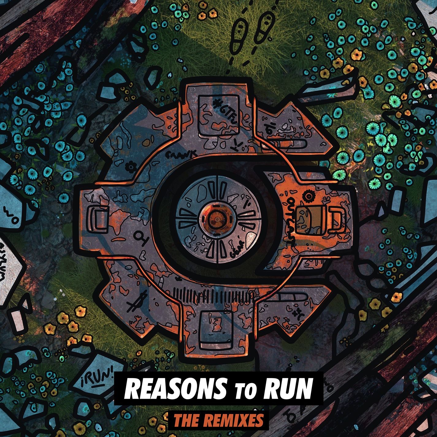 Reasons To Run (Remixes) - Single album cover