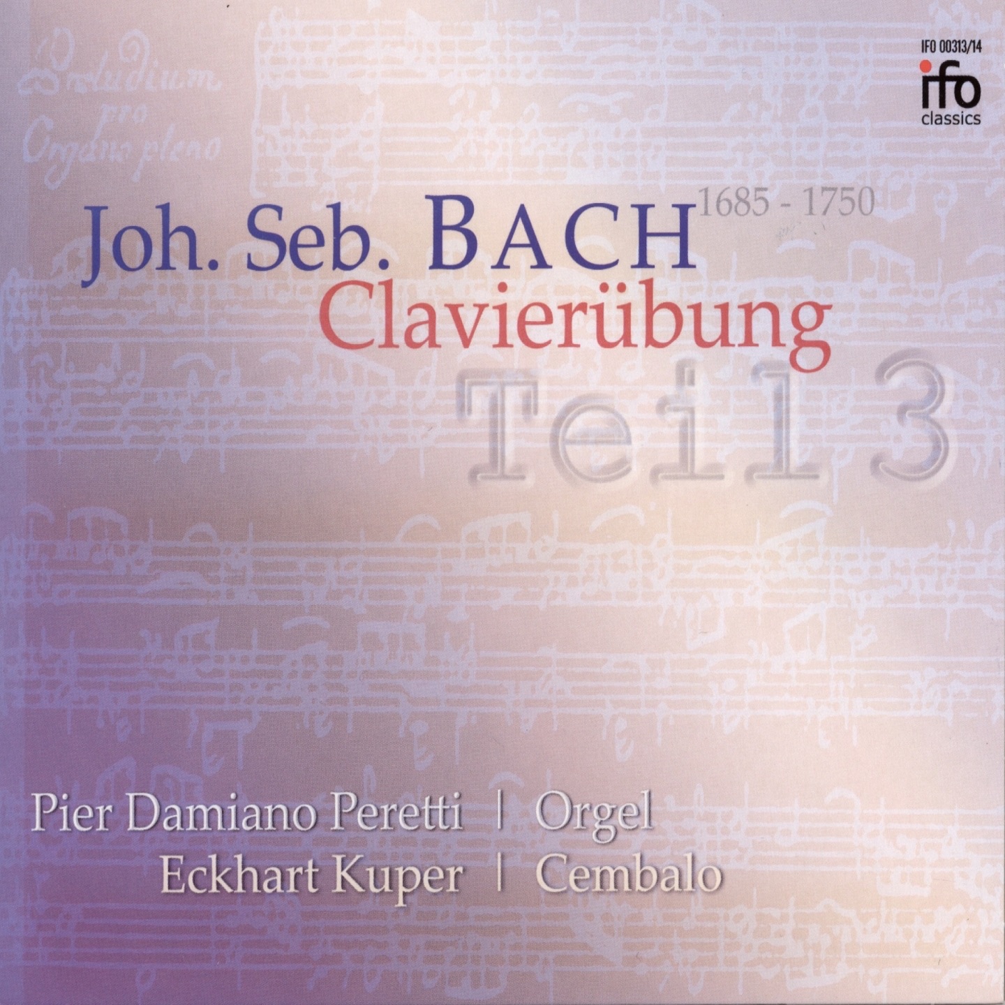 Johann Sebastian Bach: Clavierübung Teil 3 album cover