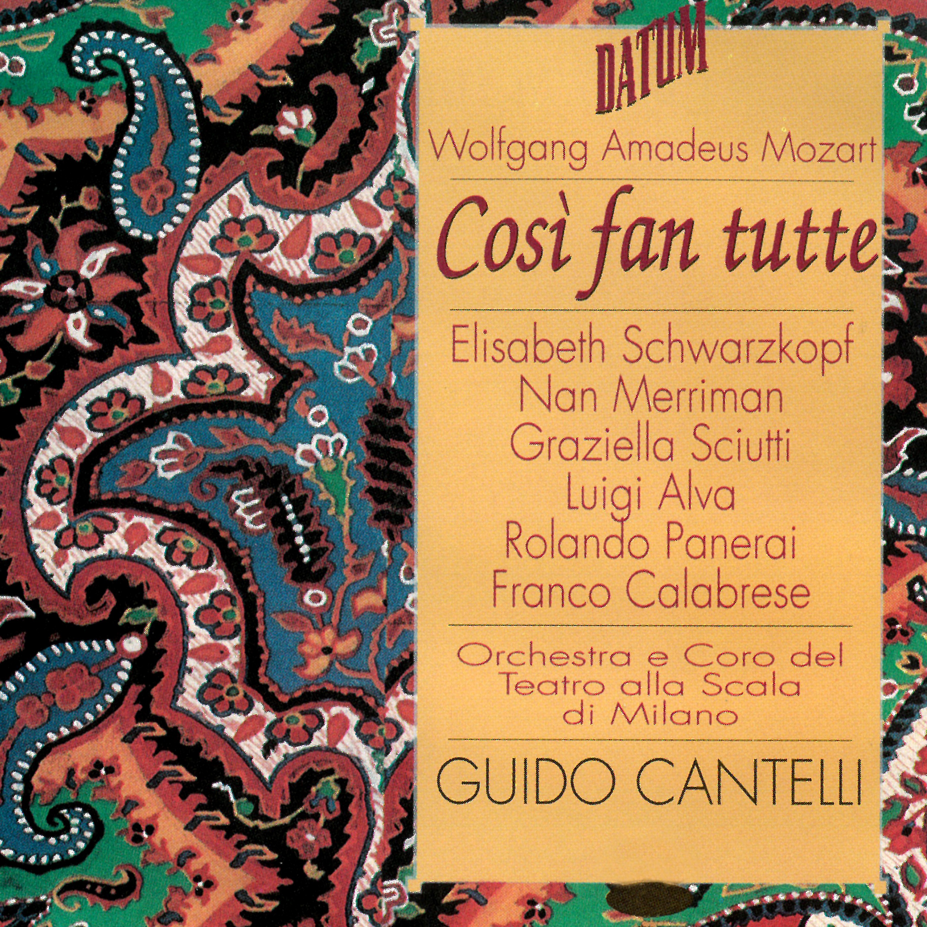 Mozart: Così fan tutte, K. 588 (Live) album cover