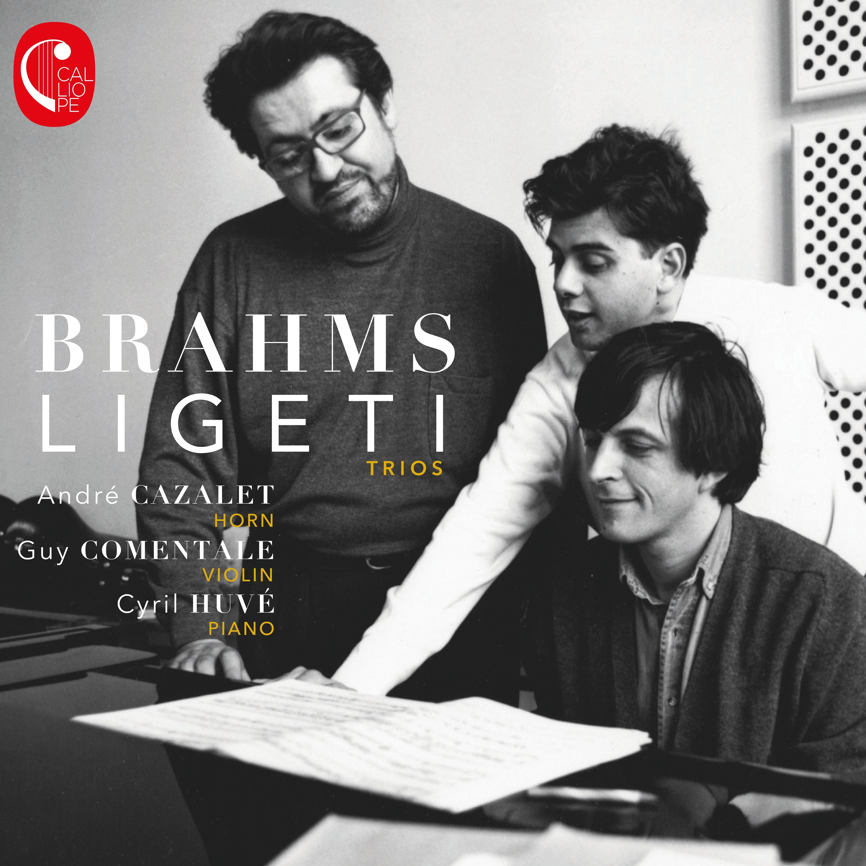 Brahms & Ligeti Trios album cover