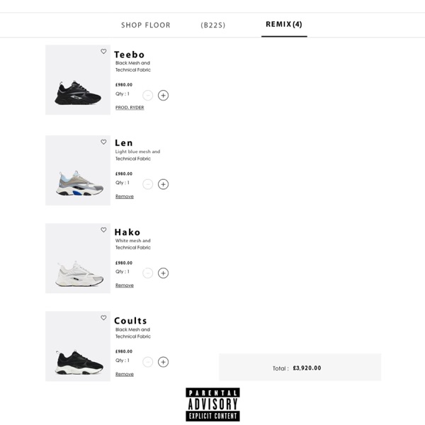 Shop Floor (B22's) (feat. Len, Hako & Coults) [Remix] - Single album cover