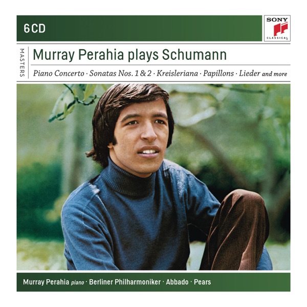 Murray Perahia plays Schumann album cover