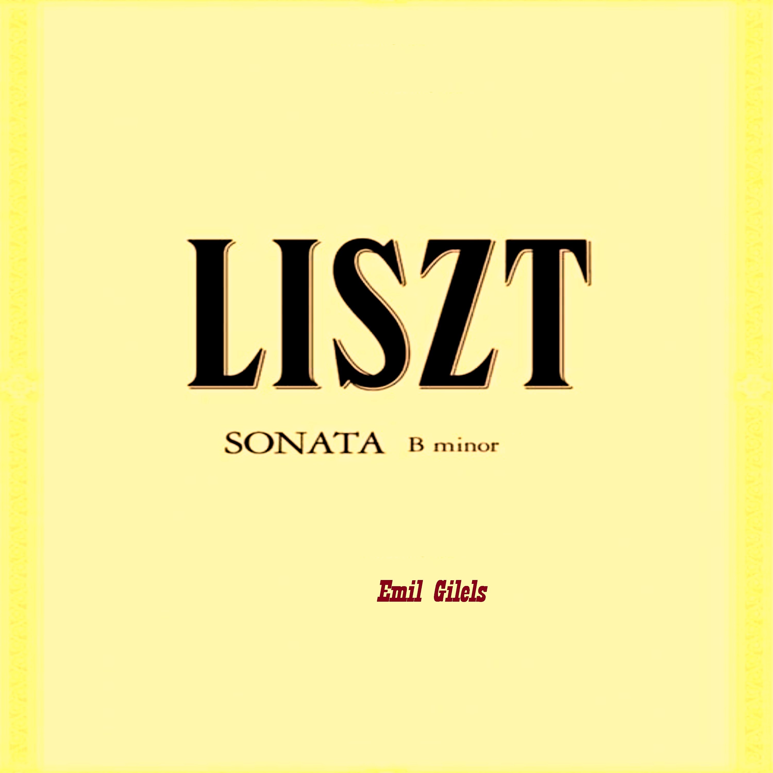 Liszt Sonata B Minor (1948 Remastered) - EP album cover
