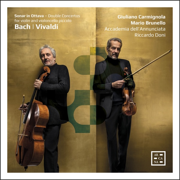 Bach & Vivaldi: Sonar in ottava. Double Concertos for Violin and Violoncello Piccolo album cover