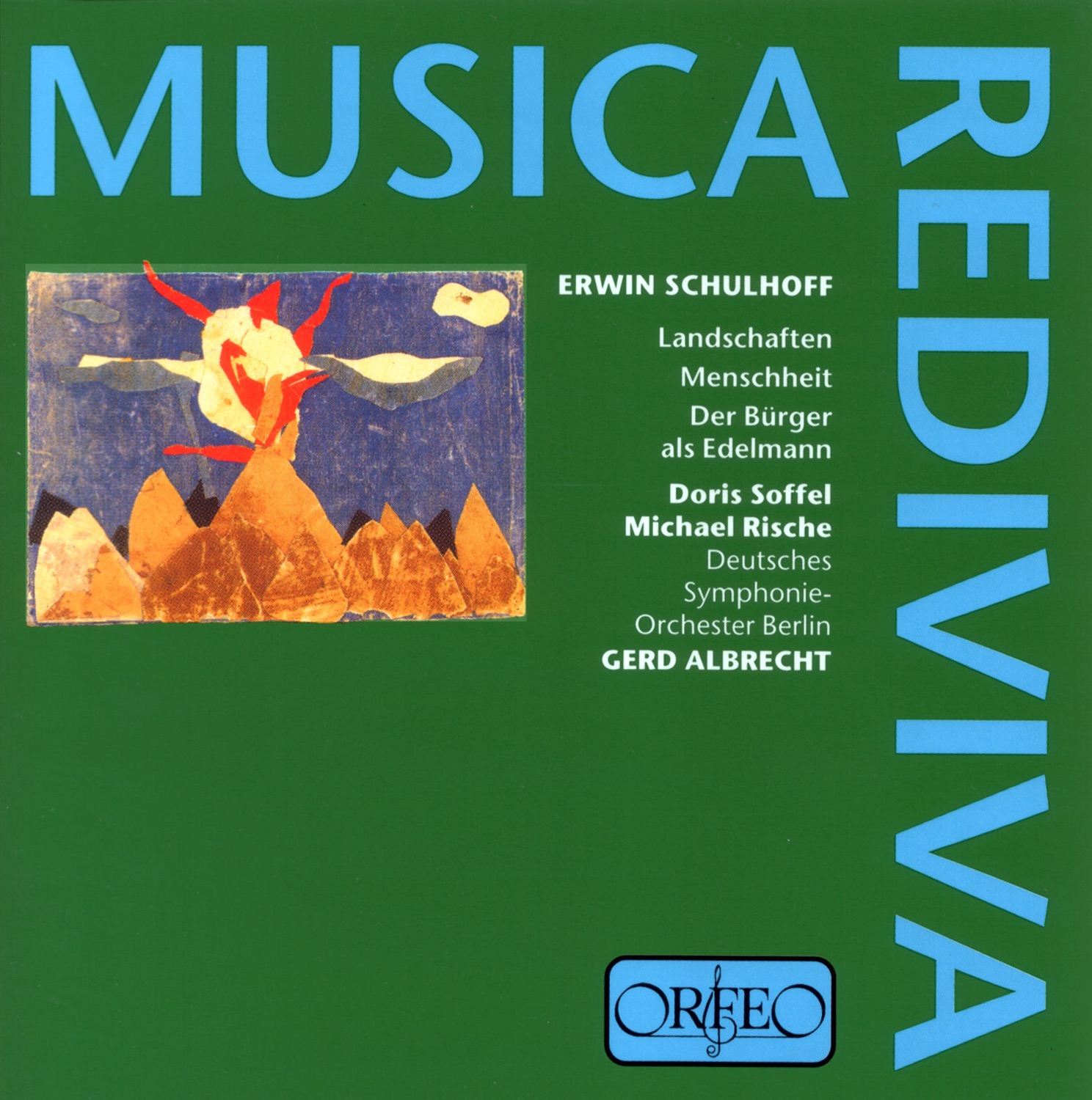 Schulhoff: Landschaften, Op. 26, Menschheit, Op. 28 & Le Bourgeois gentilhomme album cover