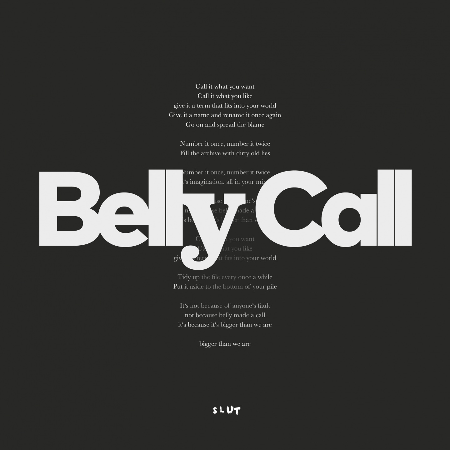 Belly Call - Single album cover