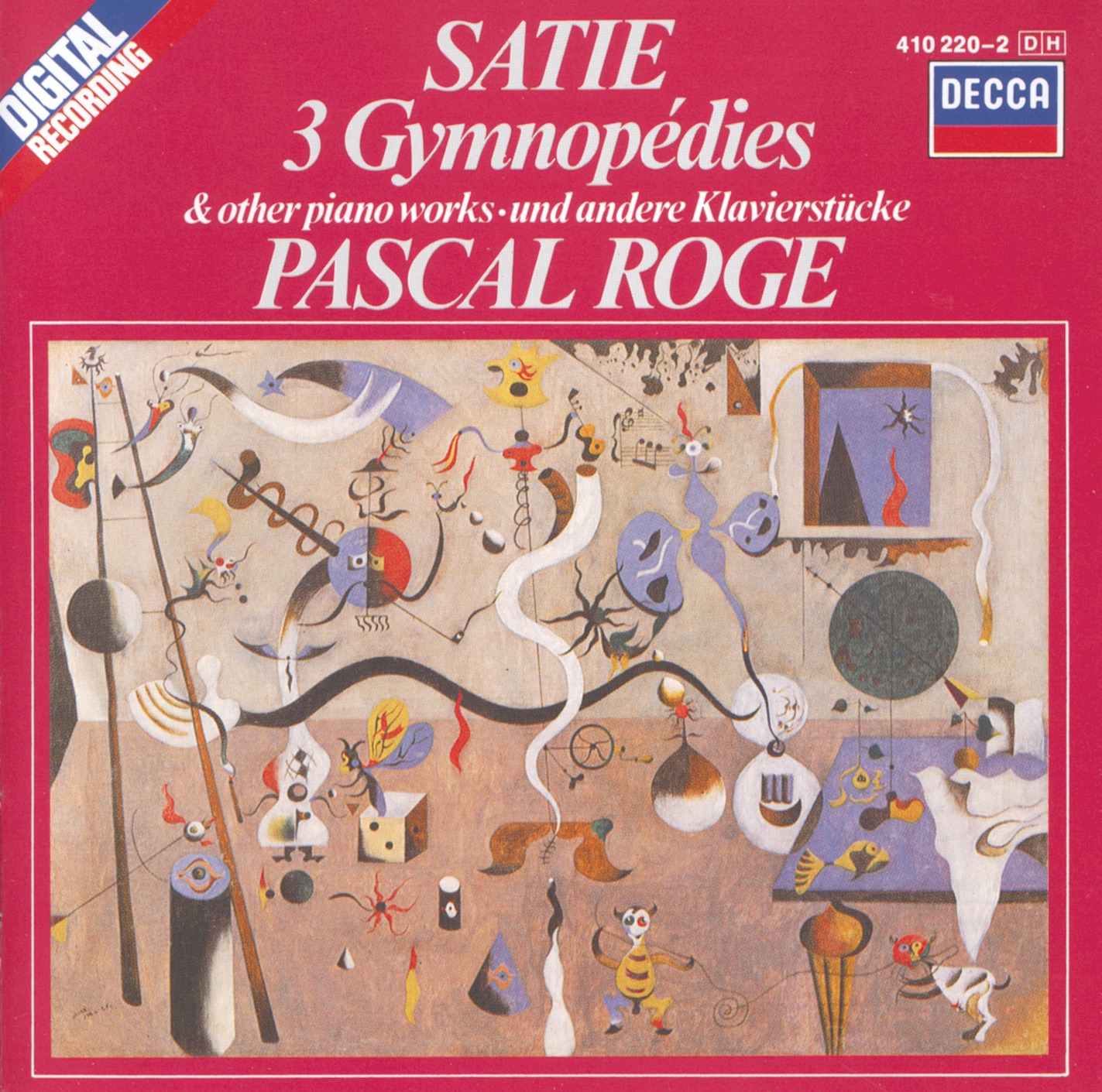 Satie: 3 Gymnopédies by Pascal Rogé - Album Cover Download & Custom ...