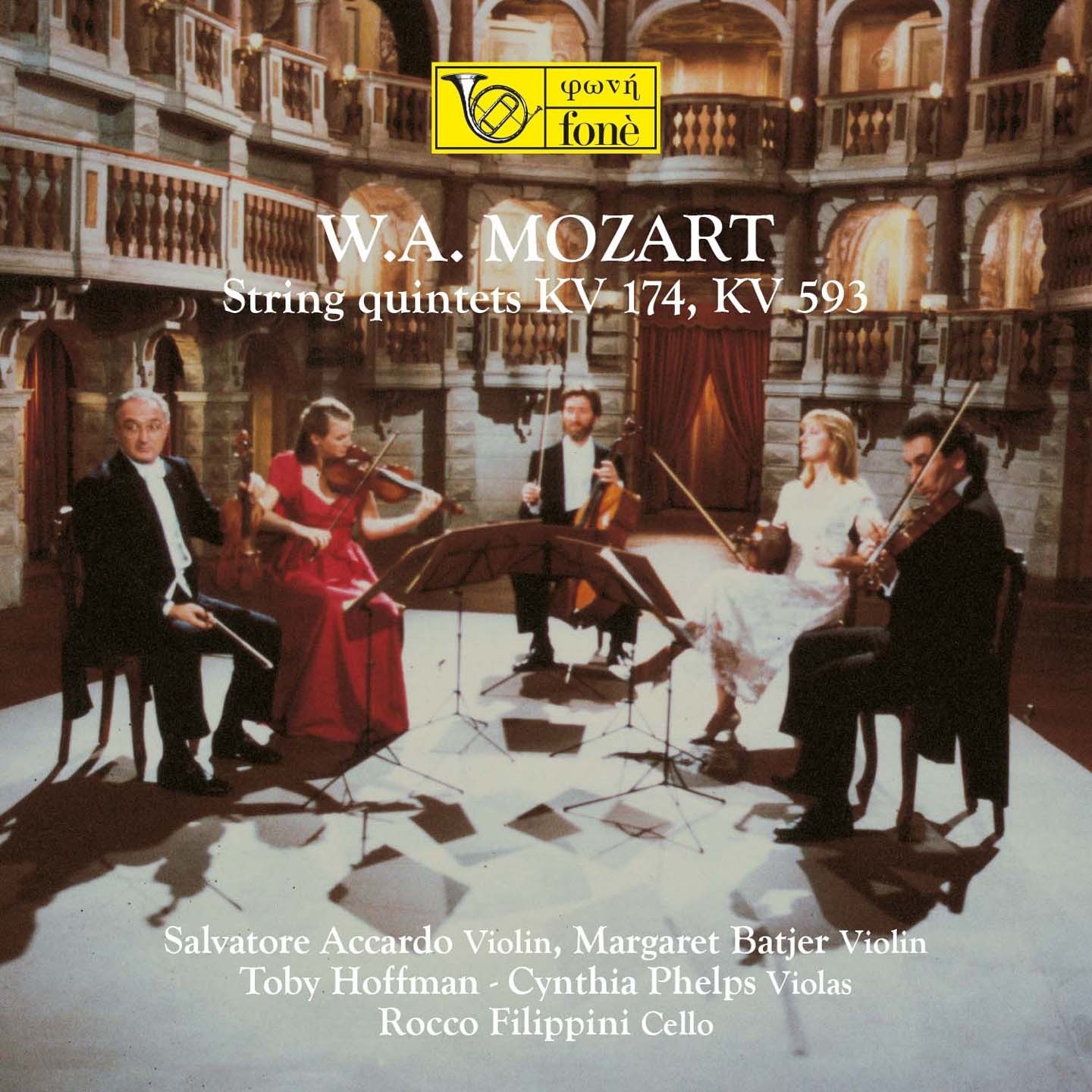 Mozart: String quintets KV 174, KV 593 album cover