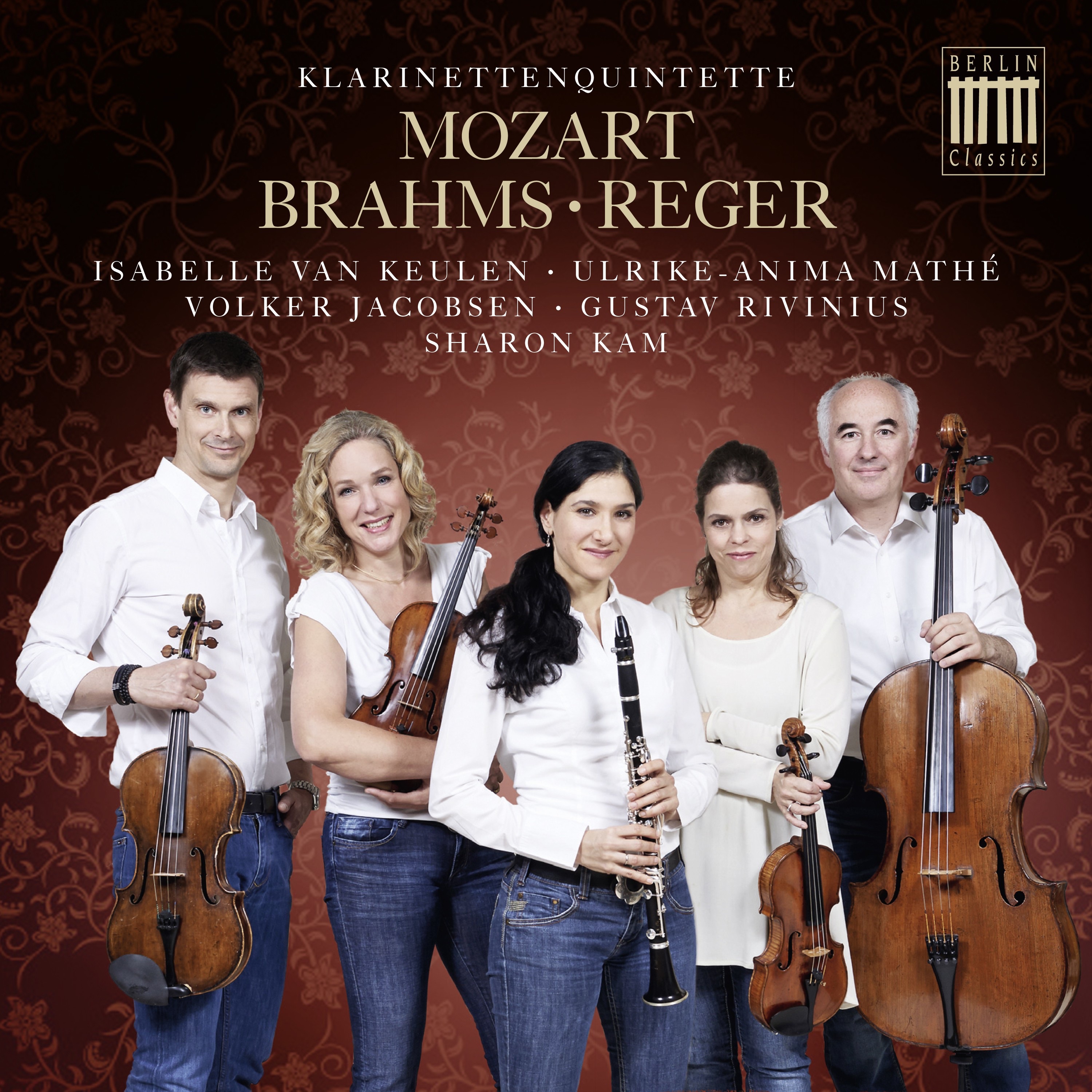 Mozart, Brahms & Reger: Klarinettenquintette album cover