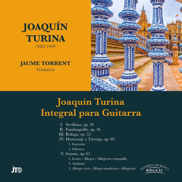 Joaquín Turina. Integral para Guitarra album cover
