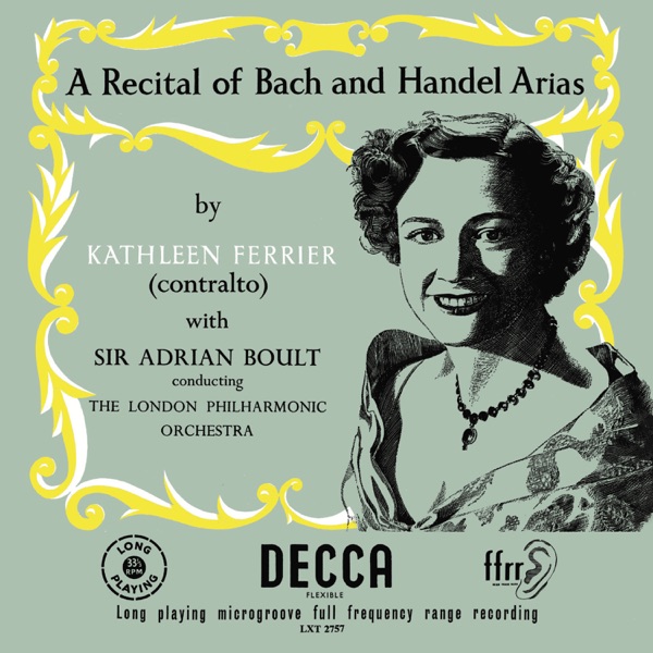 J.S. Bach & Handel Arias [1953 Recording] [Adrian Boult – The Decca Legacy II, Vol. 5] album cover