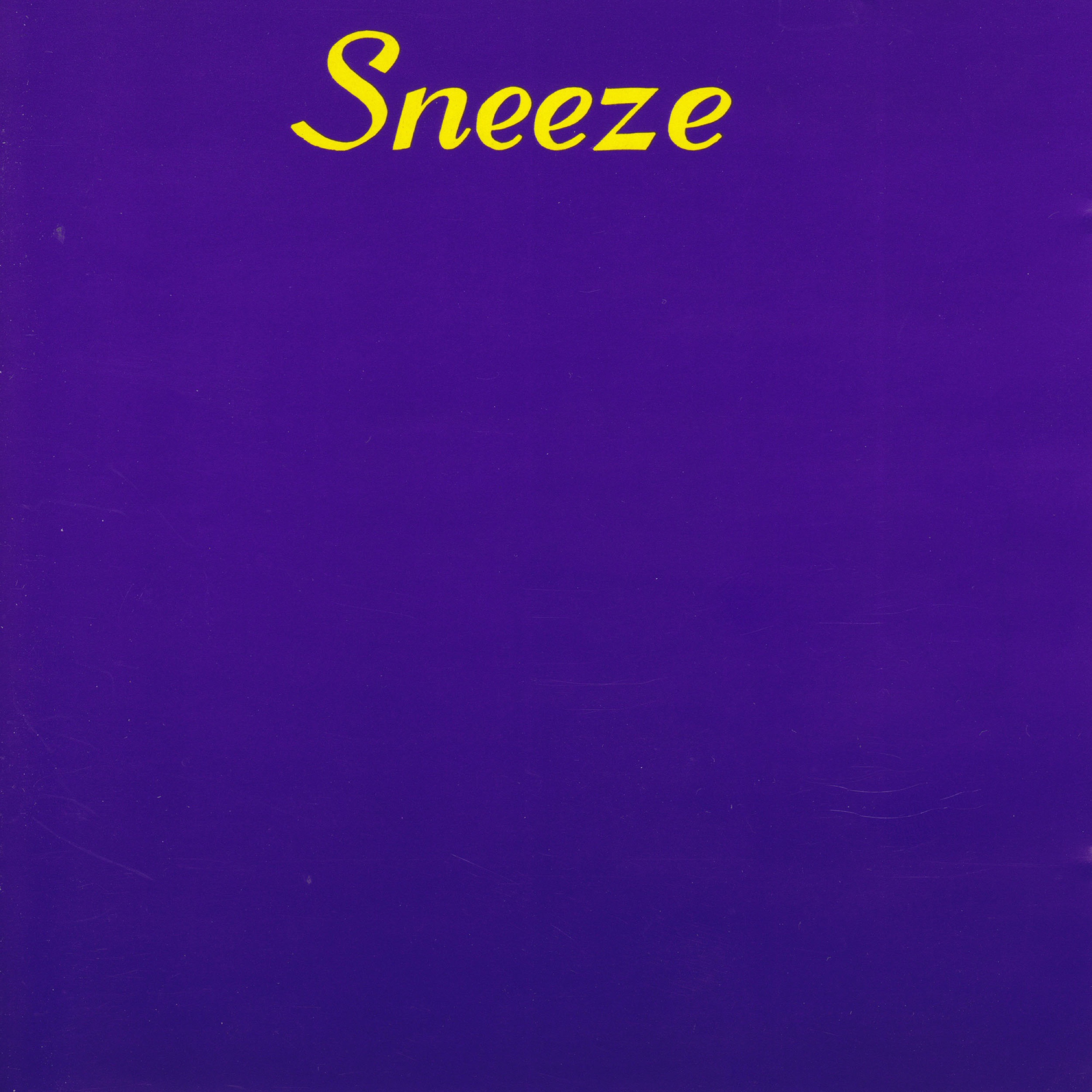 Sneeze (41 Songs In 47 Minutes) album cover