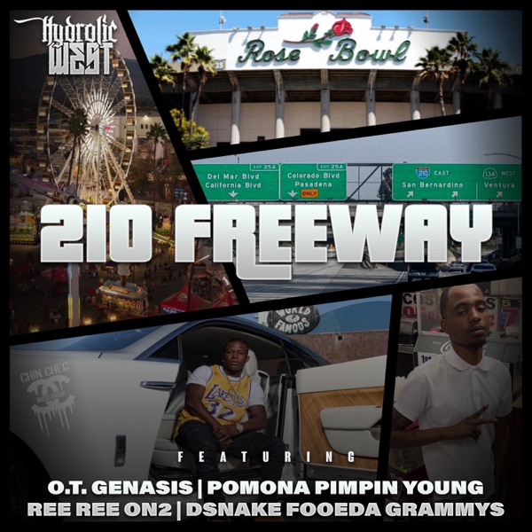 210 Freeway (feat. Dsnake Fooeda Grammys, Ree Ree On2, Pomona Pimpin Young & O.T. Genasis) - Single album cover