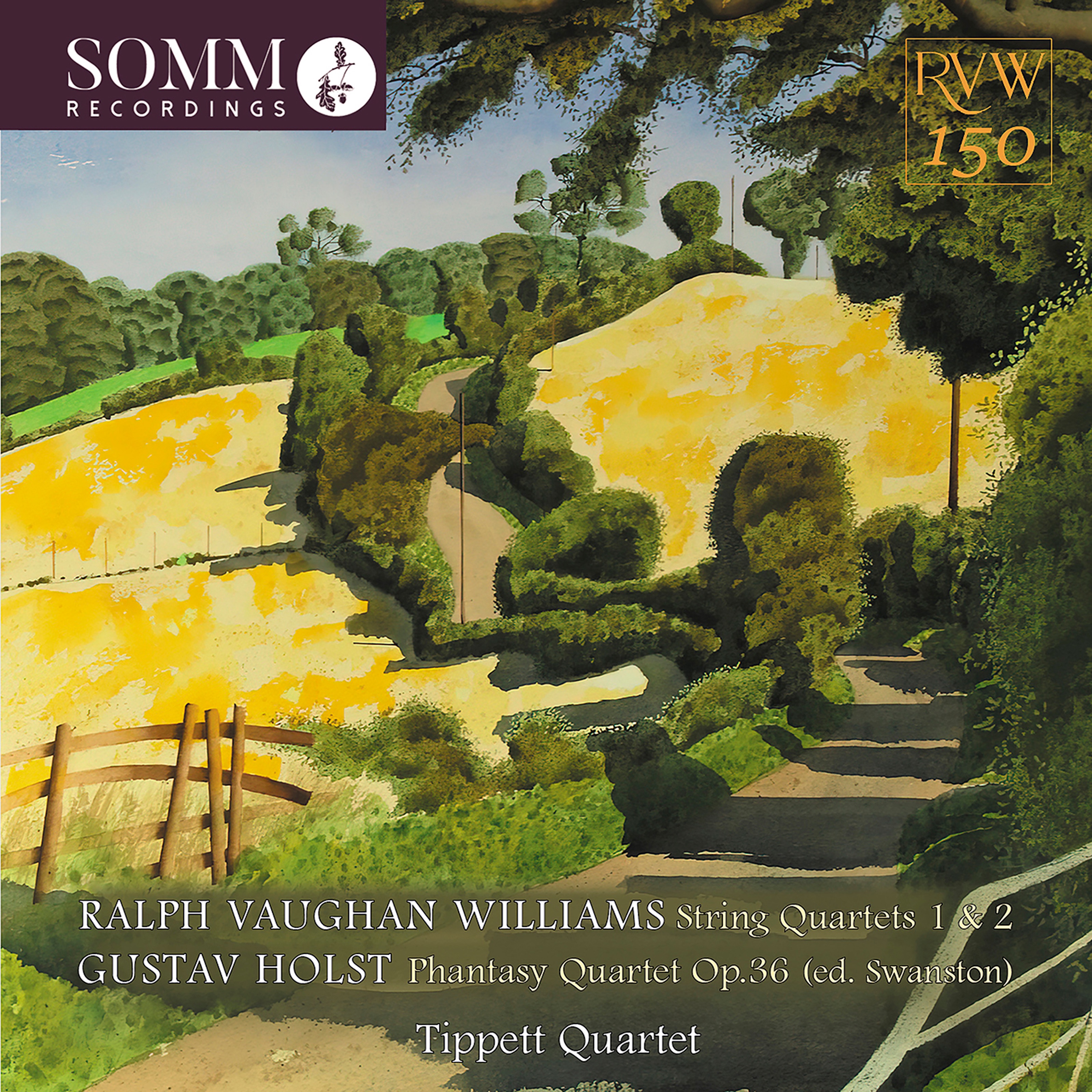Vaughan Williams & Holst: String Quartets album cover