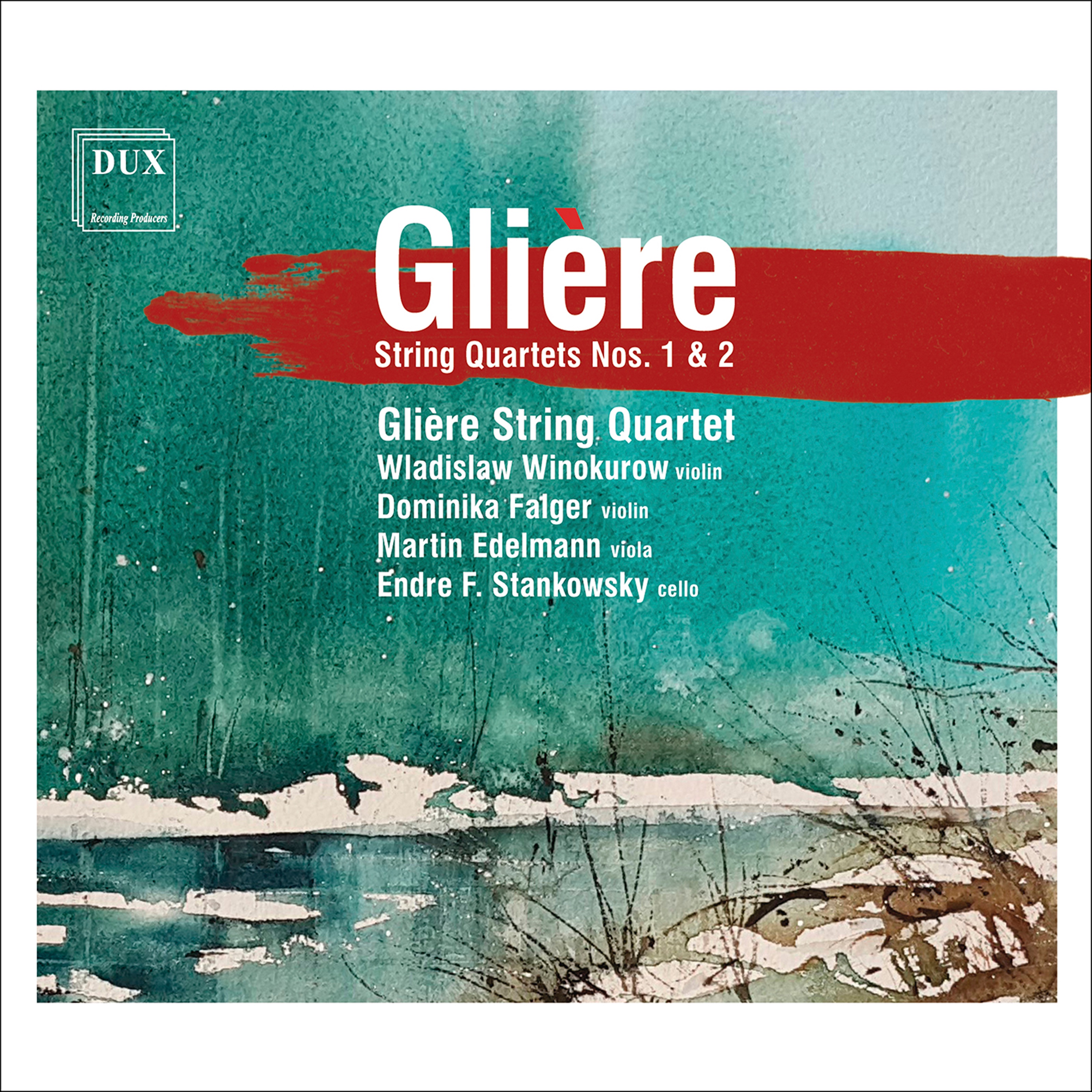 Glière: String Quartets Nos. 1 & 2 album cover