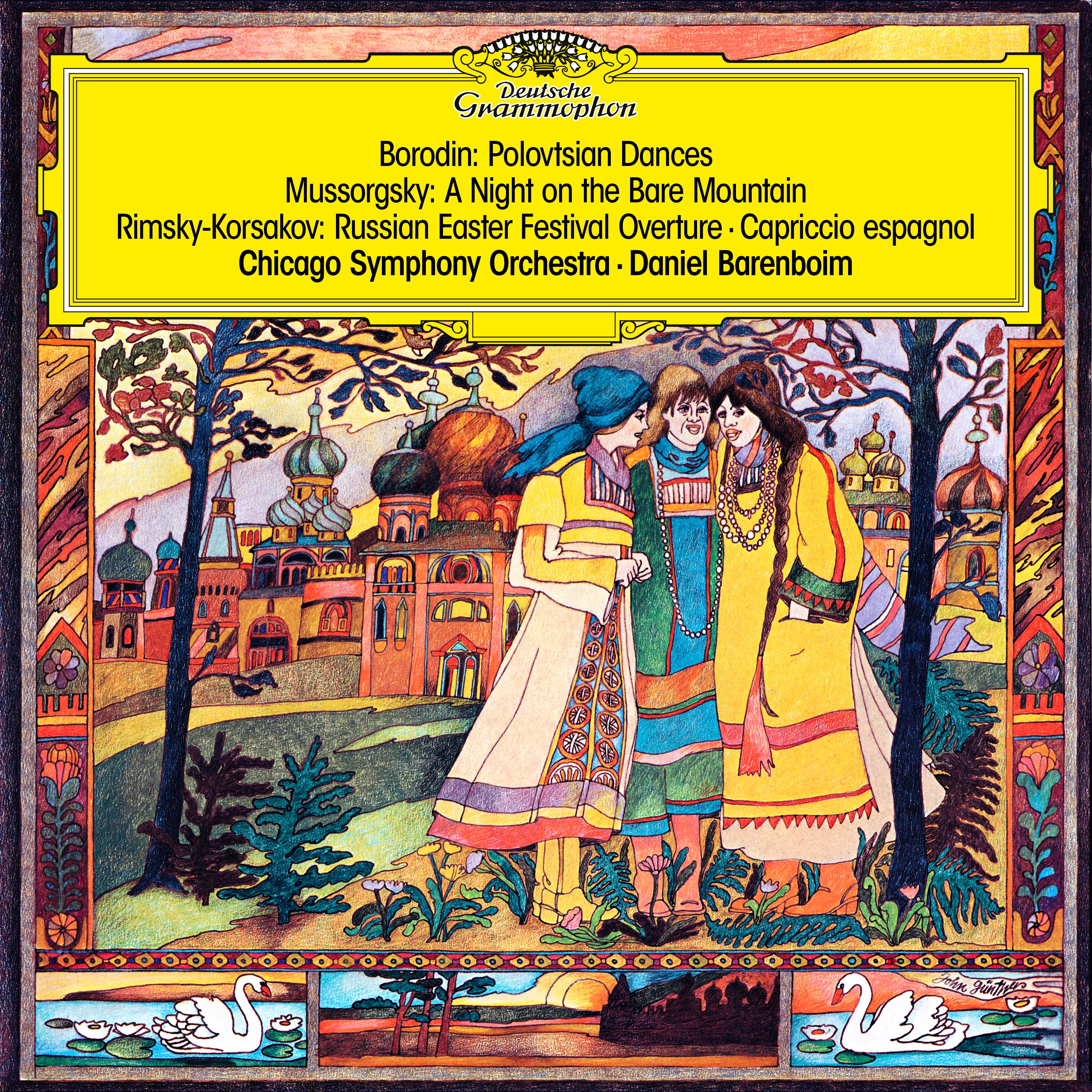 Borodin: Polovtsian Dances - Rimsky-Korsakov: Russian Easter Festival Ouverture - Mussorgsky: A Nigh album cover