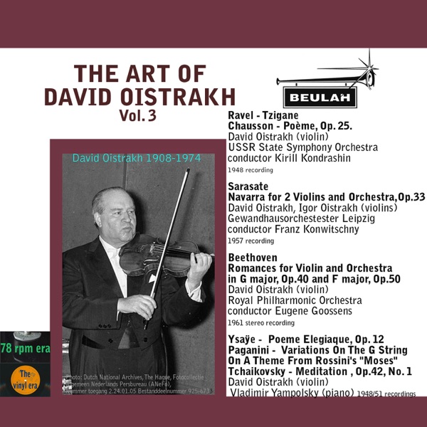 The Art of David Oistrakh, Vol. 3 album cover
