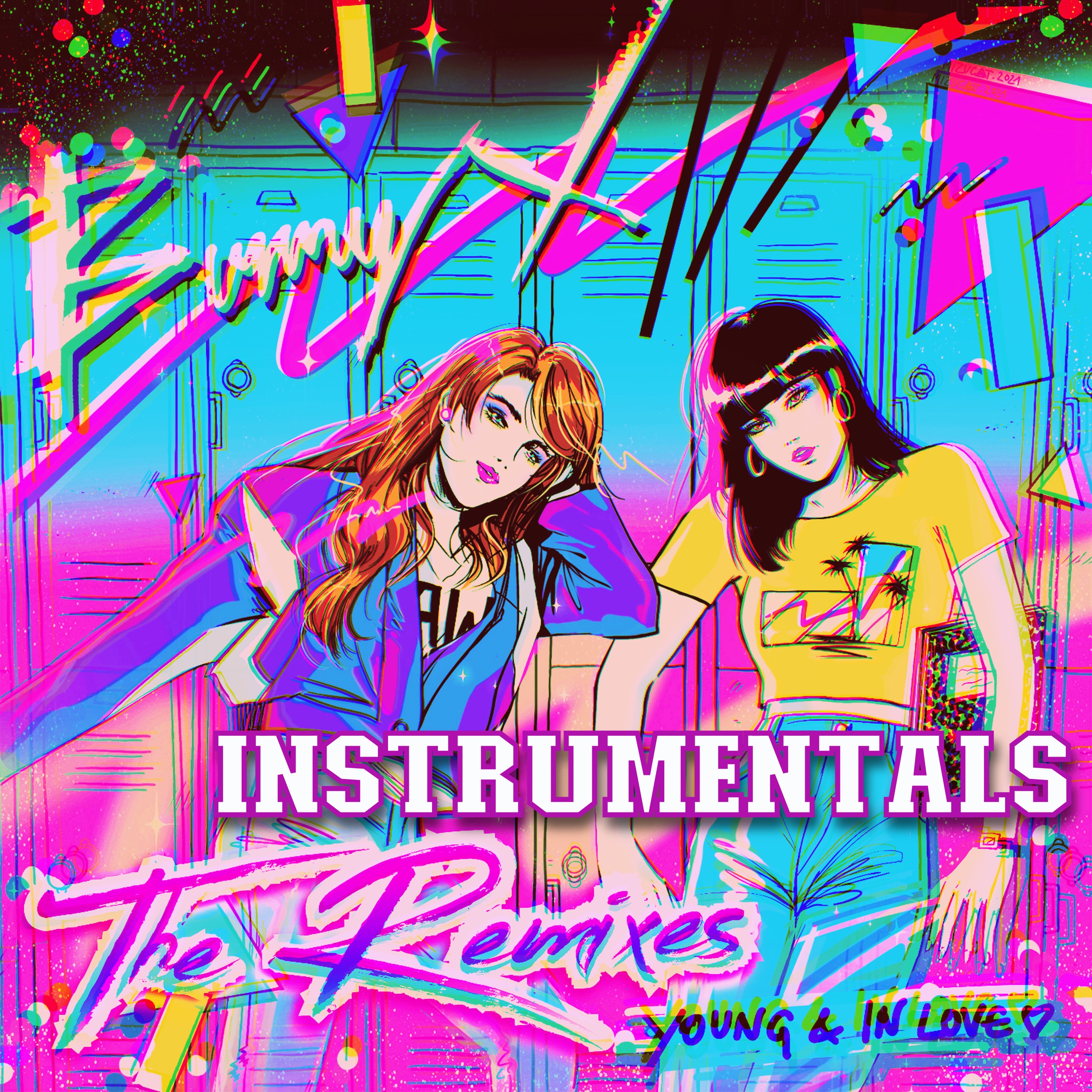 Young & in Love (The Remixes) [Instrumentals] album cover