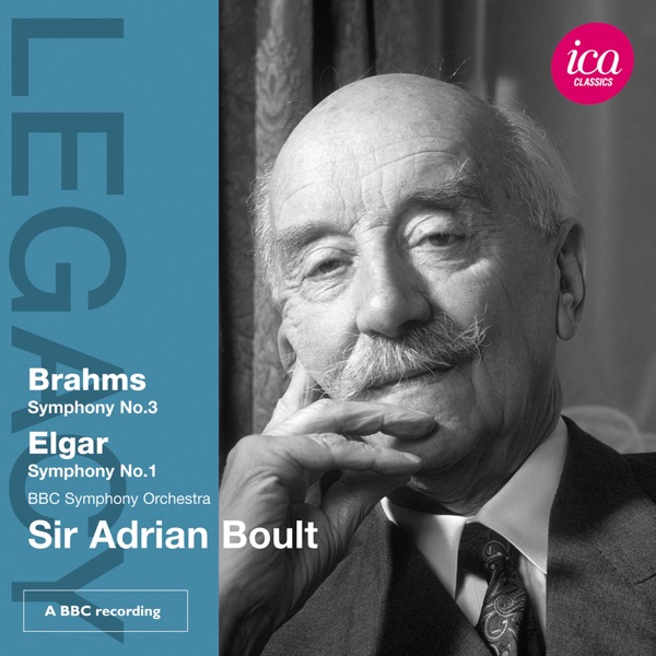 Brahms: Symphony No. 3 - Elgar: Symphony No. 1 (Live) album cover