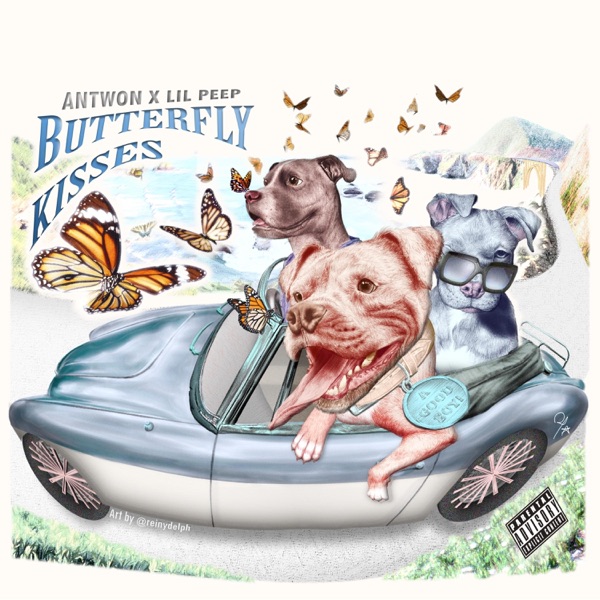 BUTTERFLY KISSES (feat. Lil Peep) - Single album cover