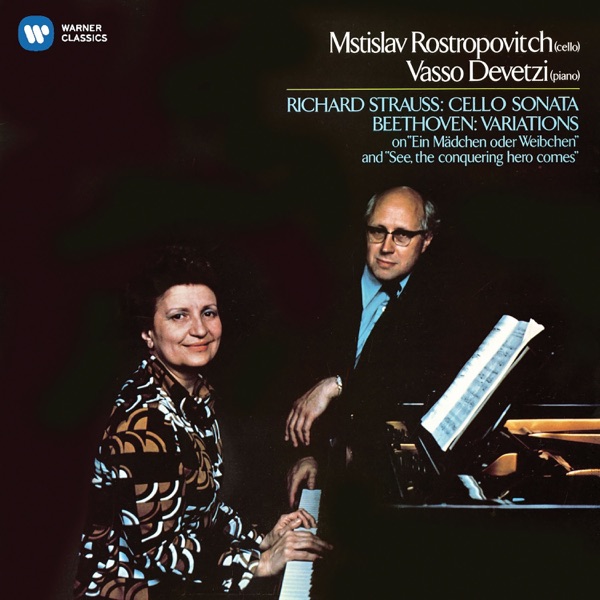 Beethoven: Cello Variations - Richard Strauss: Cello Sonata album cover
